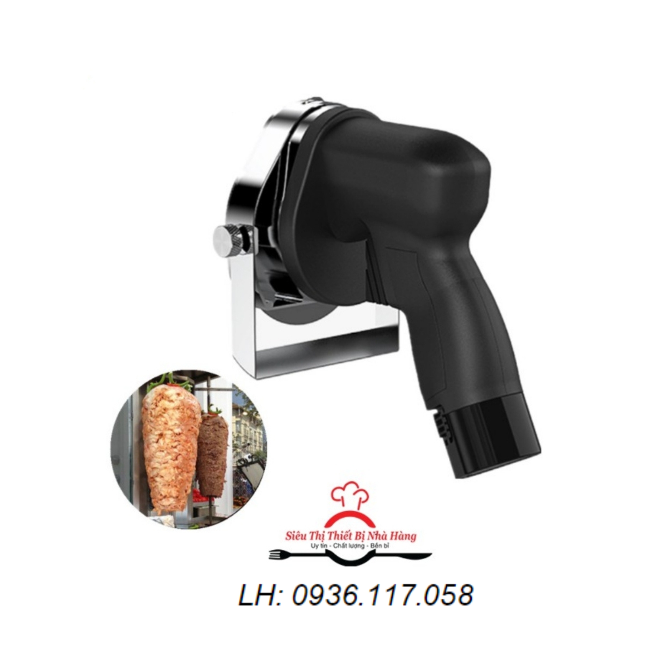 Máy cắt thịt doner kebab không dây sạc pin KS-100B