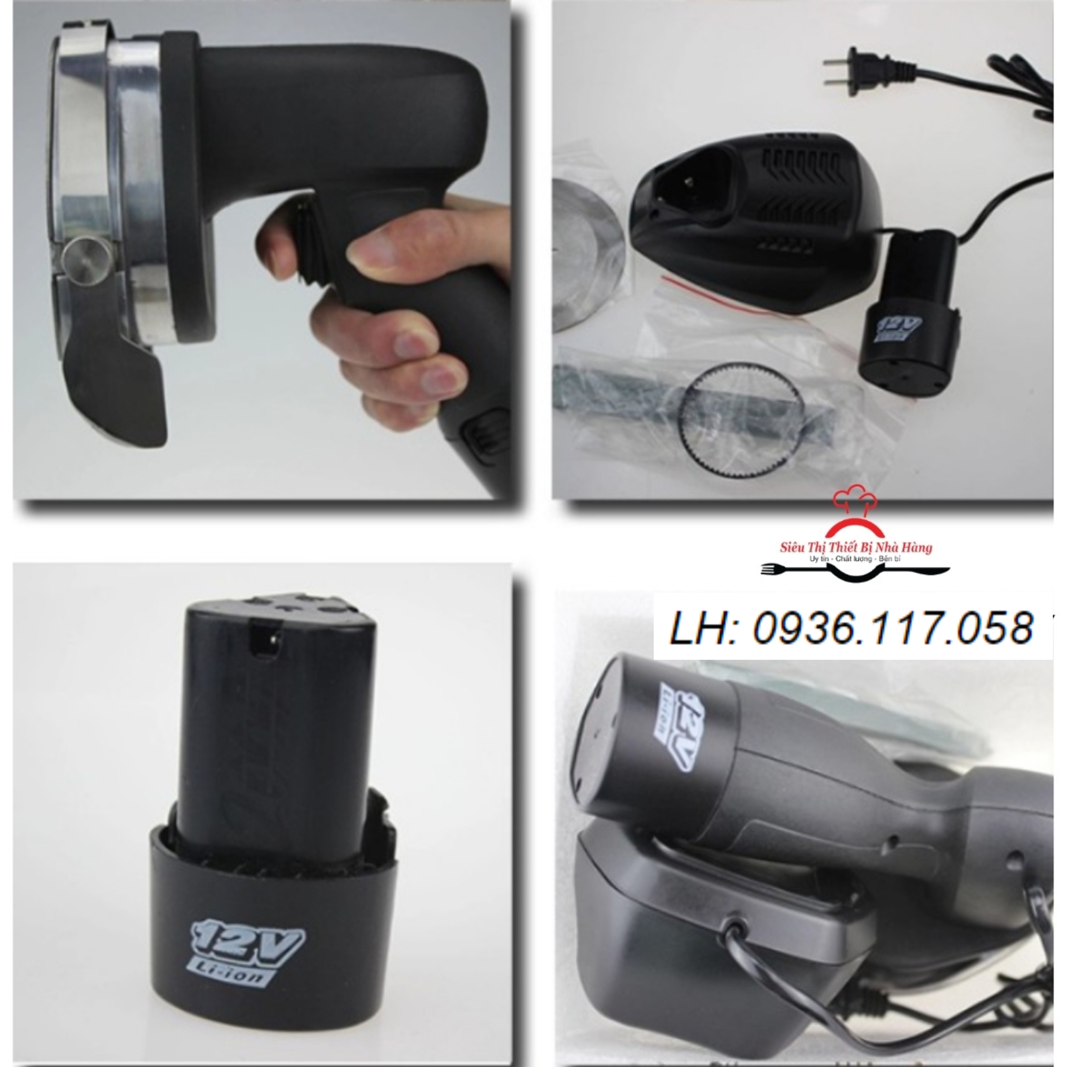 Máy cắt thịt doner kebab không dây sạc pin KS-100B