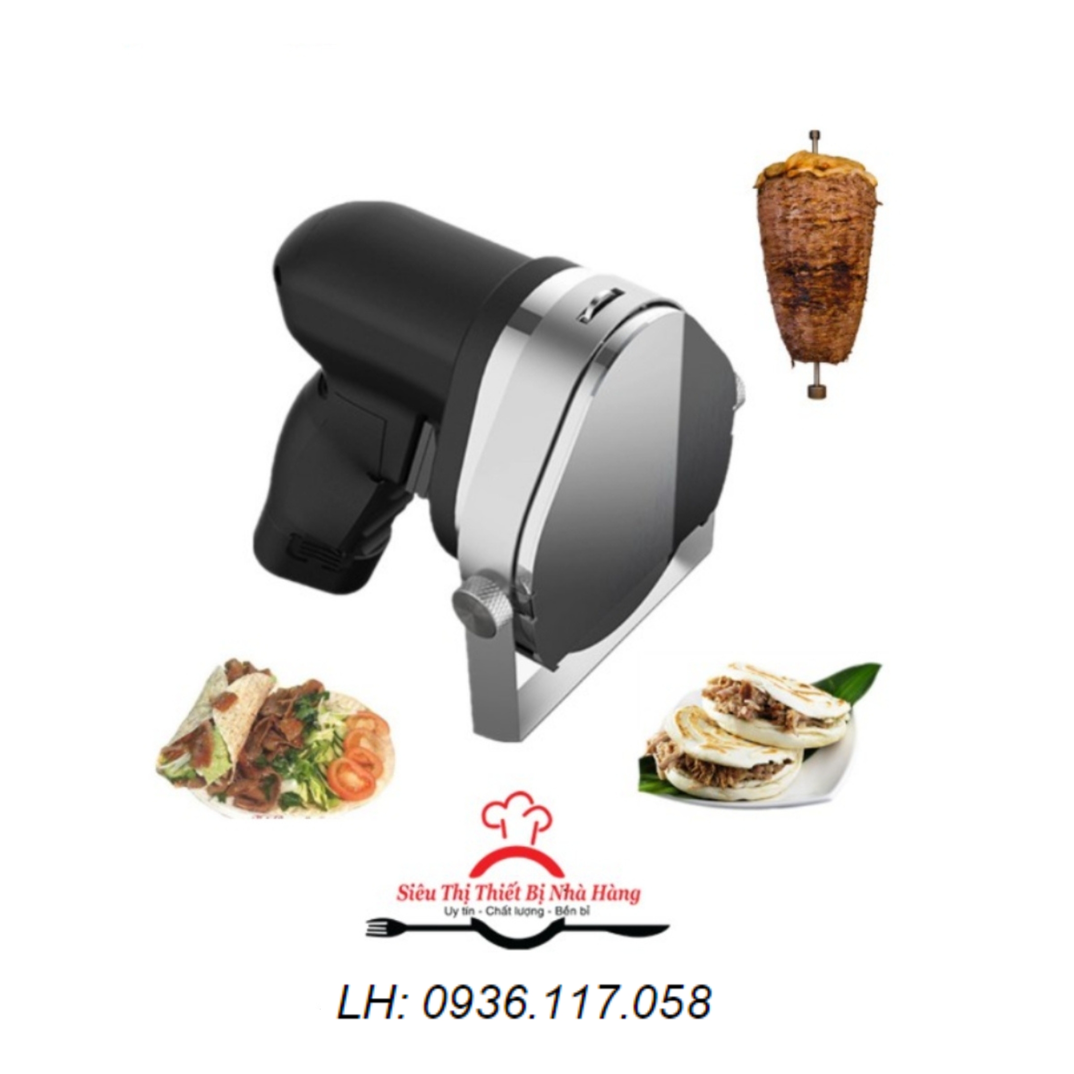 Máy cắt thịt doner kebab không dây sạc pin KS-100B