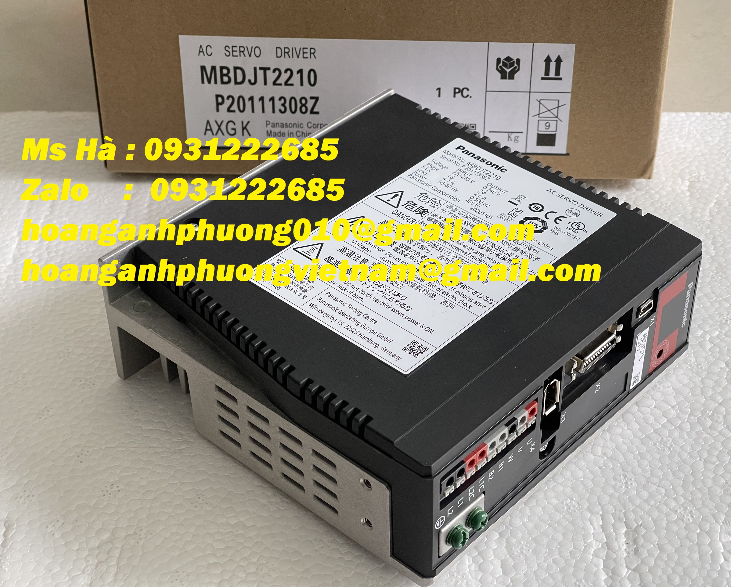 PANASONIC động cơ hàng nhập khẩu MBDJT2210 400W