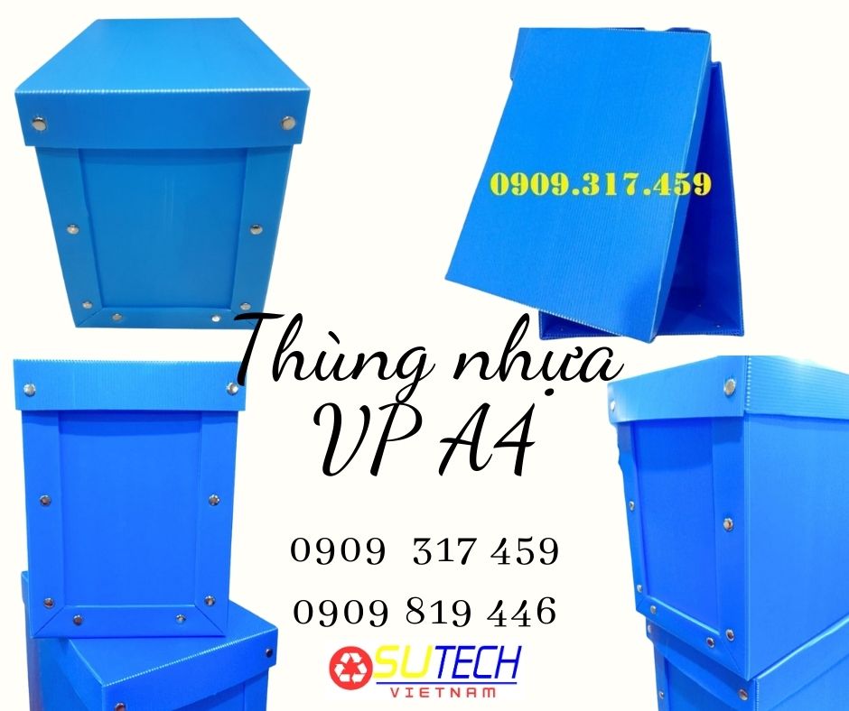 Thùng nhựa văn phòng A4, thùng nhựa giá rẻ