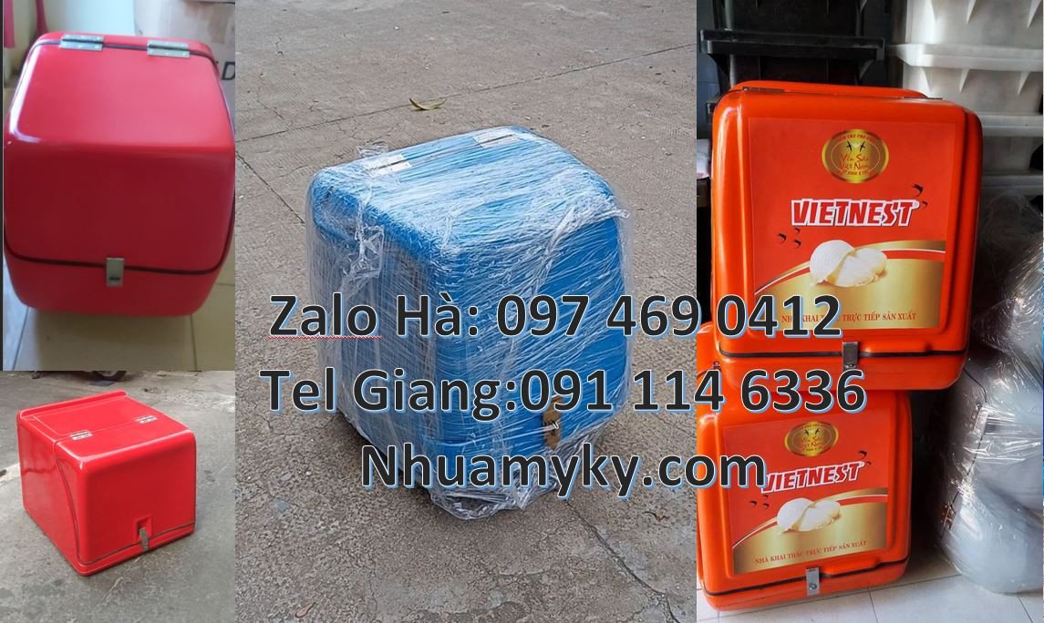 Bán thùng giao hàng đồ ăn nhanh,thùng giao bưu kiện bưu phẫm online re
