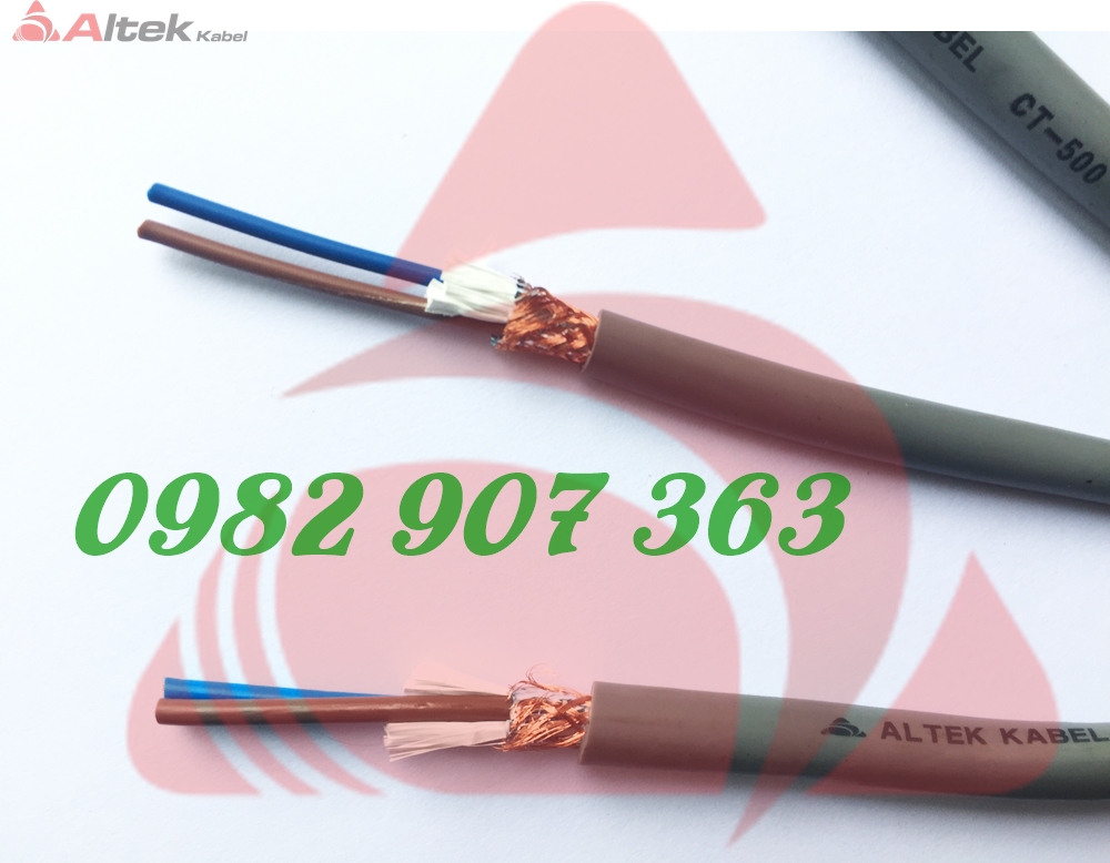 Cáp điều khiển 2 lõi chống nhiễu 1mm2 Altek Kabel
