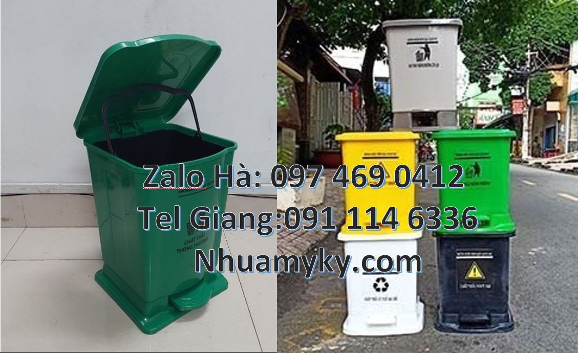 Bán thùng đựng rác y tế cỡ nhỏ 60l,thùng đựng rác y tế cỡ lớn 120l rẻ