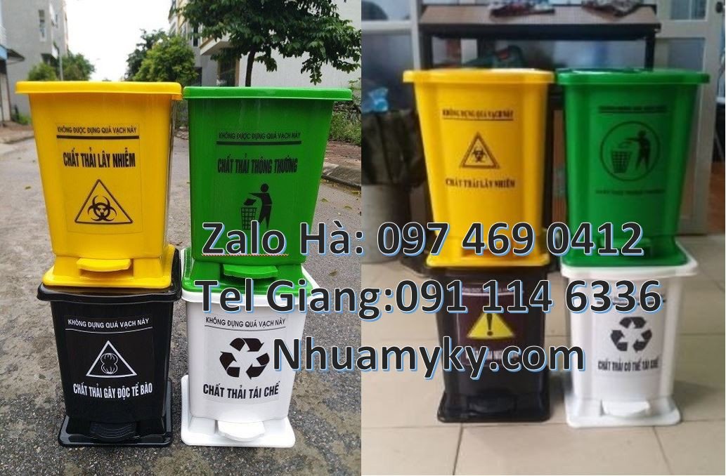 Bán thùng đựng rác y tế cỡ nhỏ 60l,thùng đựng rác y tế cỡ lớn 120l rẻ