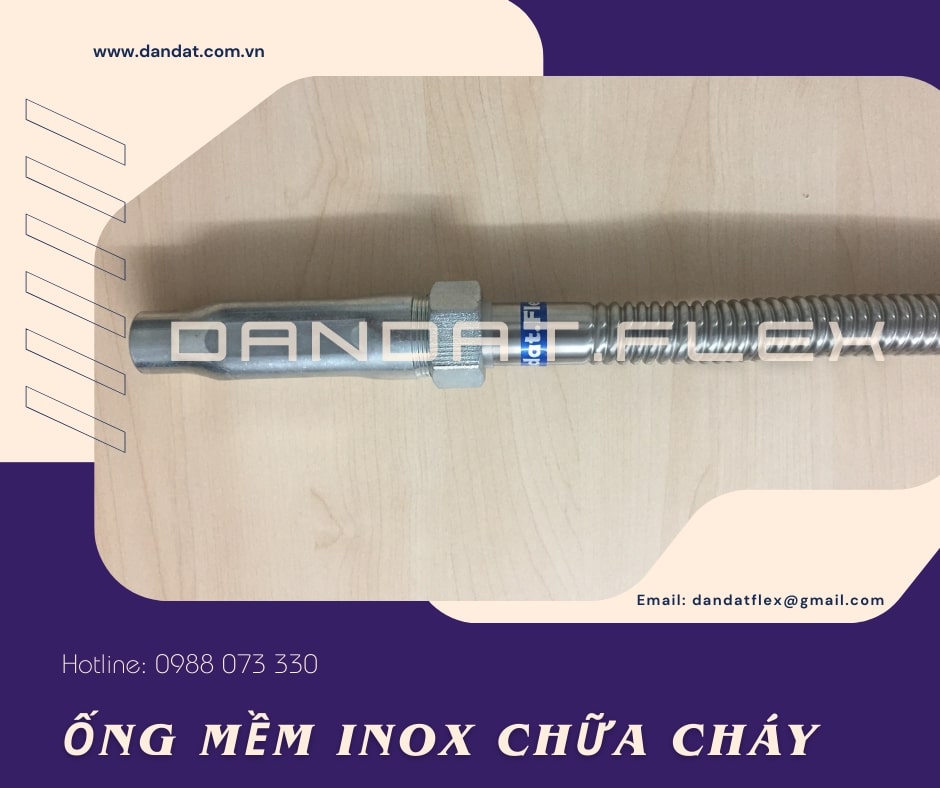 Ống Mềm Cứu Hỏa, Ống Mềm inox Chữa Cháy, Ống Mềm Nối Đầu Phun Sprinker