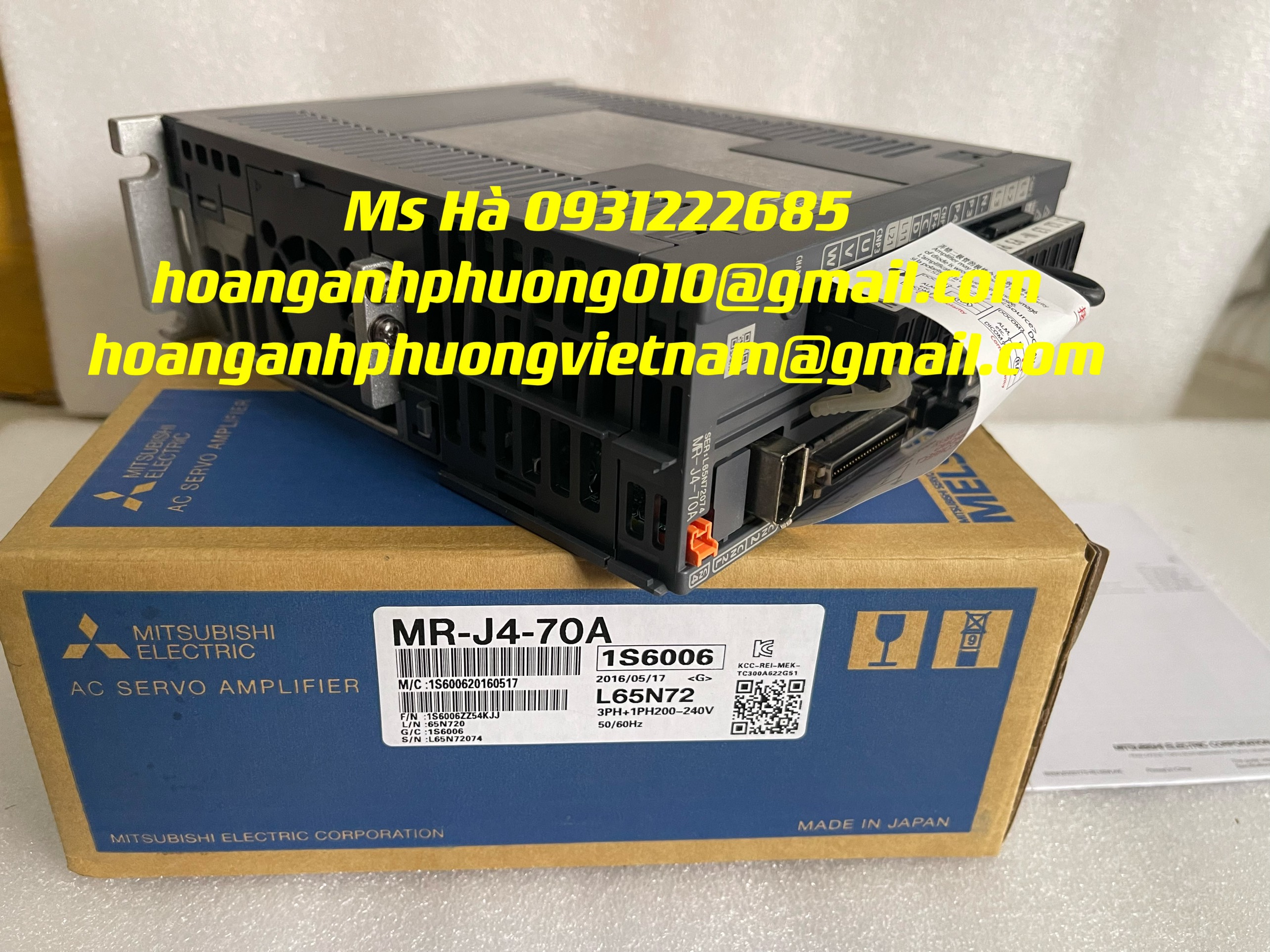 Dòng J4 series MR-J4-70A mitsubishi - nhập khẩu trực tiếp