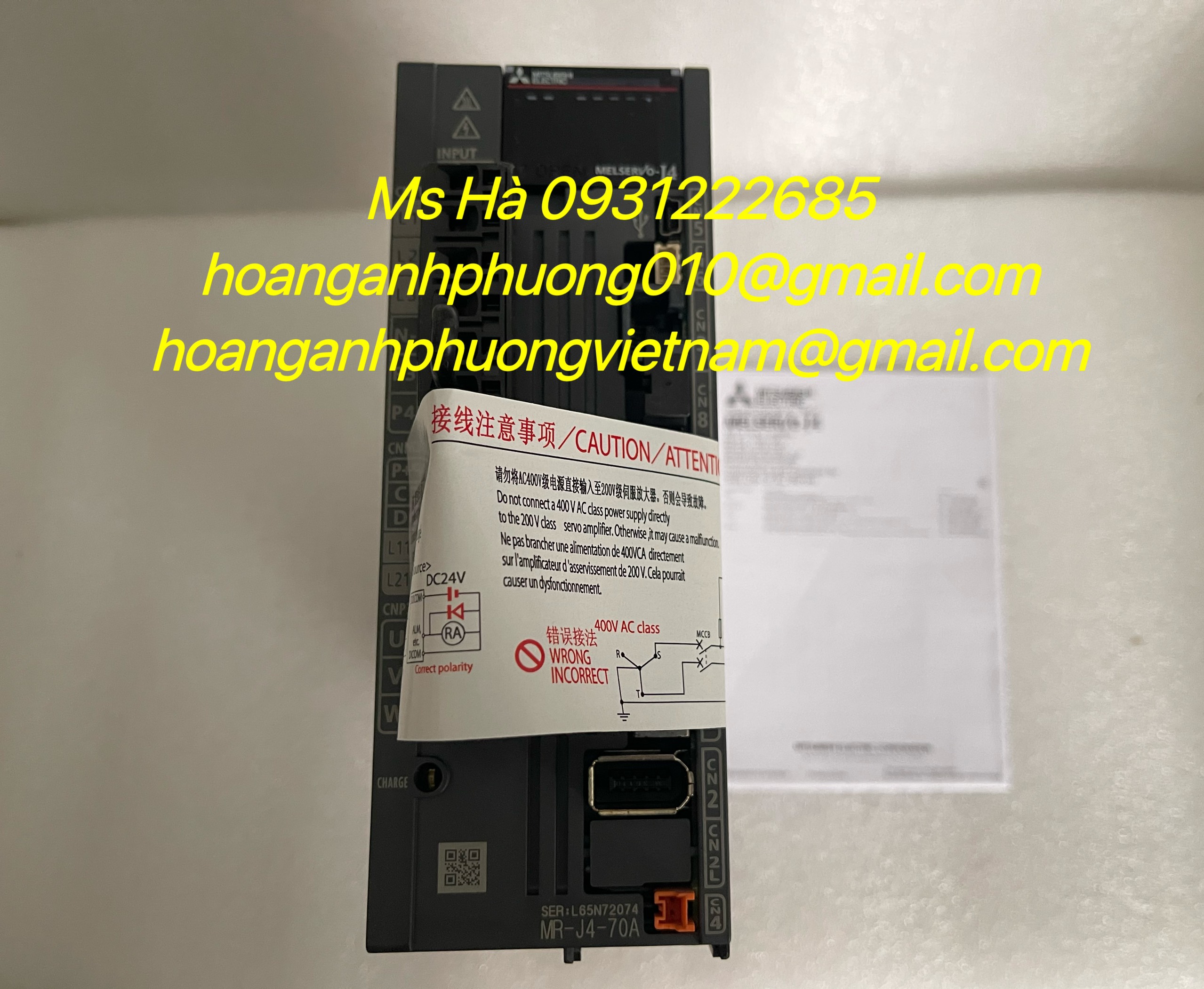 Dòng J4 series MR-J4-70A mitsubishi - nhập khẩu trực tiếp