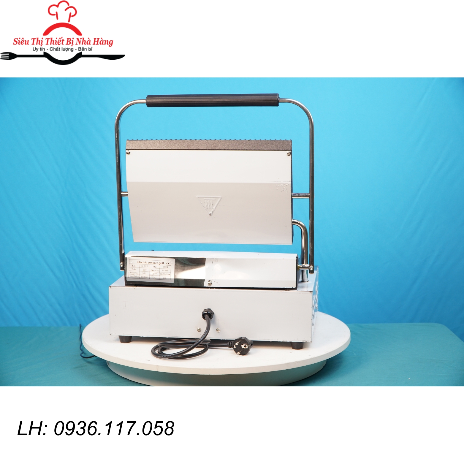 Máy ép bánh mì đơn dùng điện+ nướng thịt cao cấp