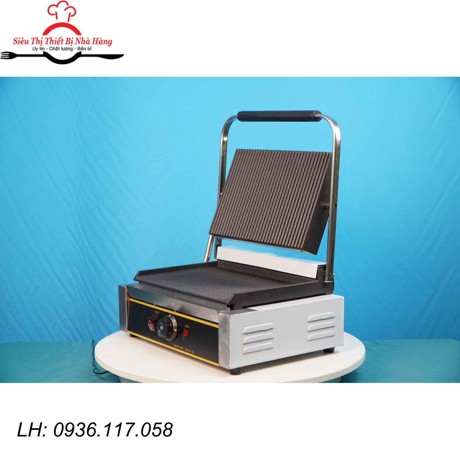 Máy ép bánh mì đơn dùng điện+ nướng thịt cao cấp
