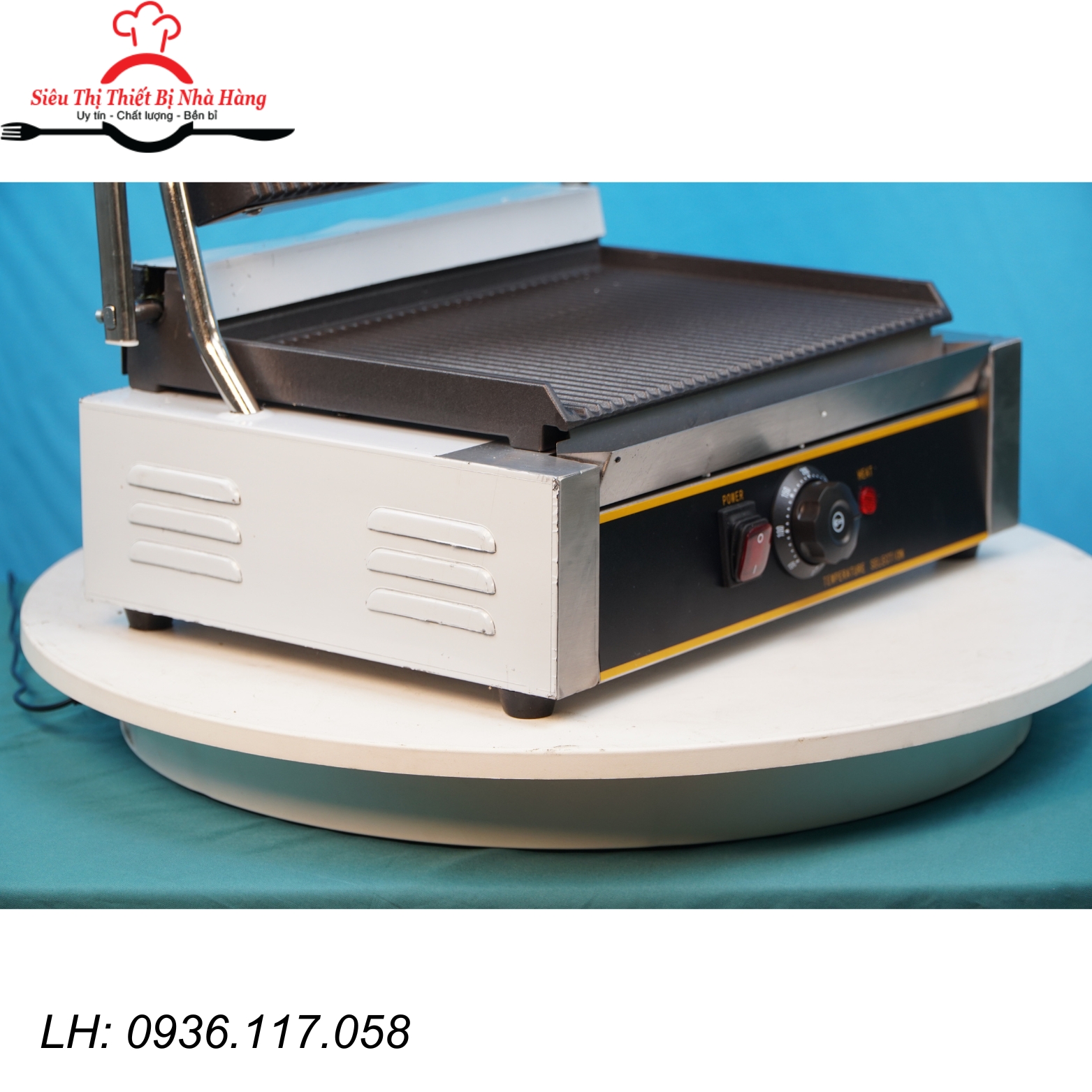 Máy ép bánh mì đơn dùng điện nướng 2 mặt cao cấp
