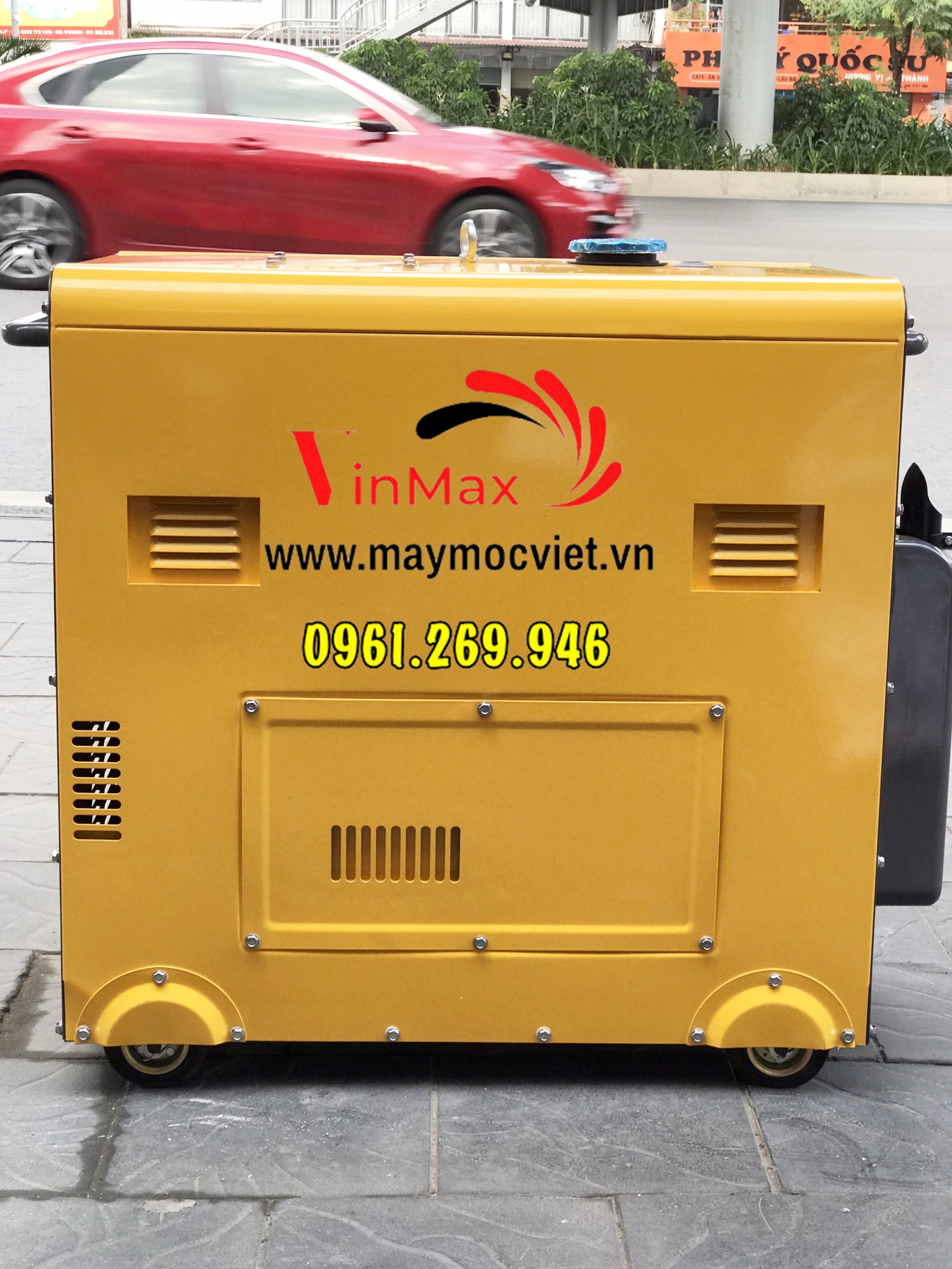 Máy phát điện 6kw chạy dầu Powerobin PR7500S