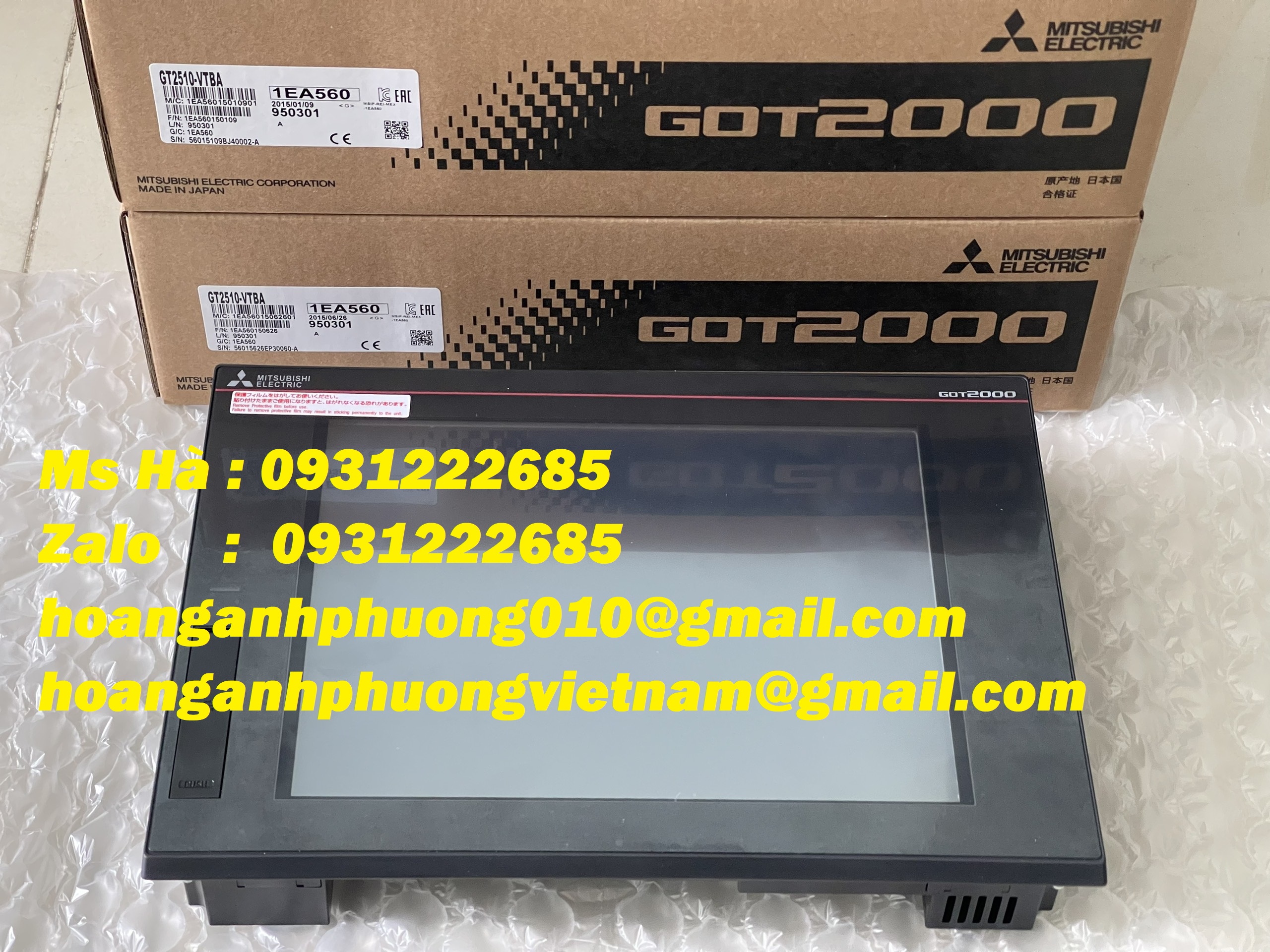 Giá siêu ưu đãi  mitsubishi  HMI GT2510-VTBA chính hãng