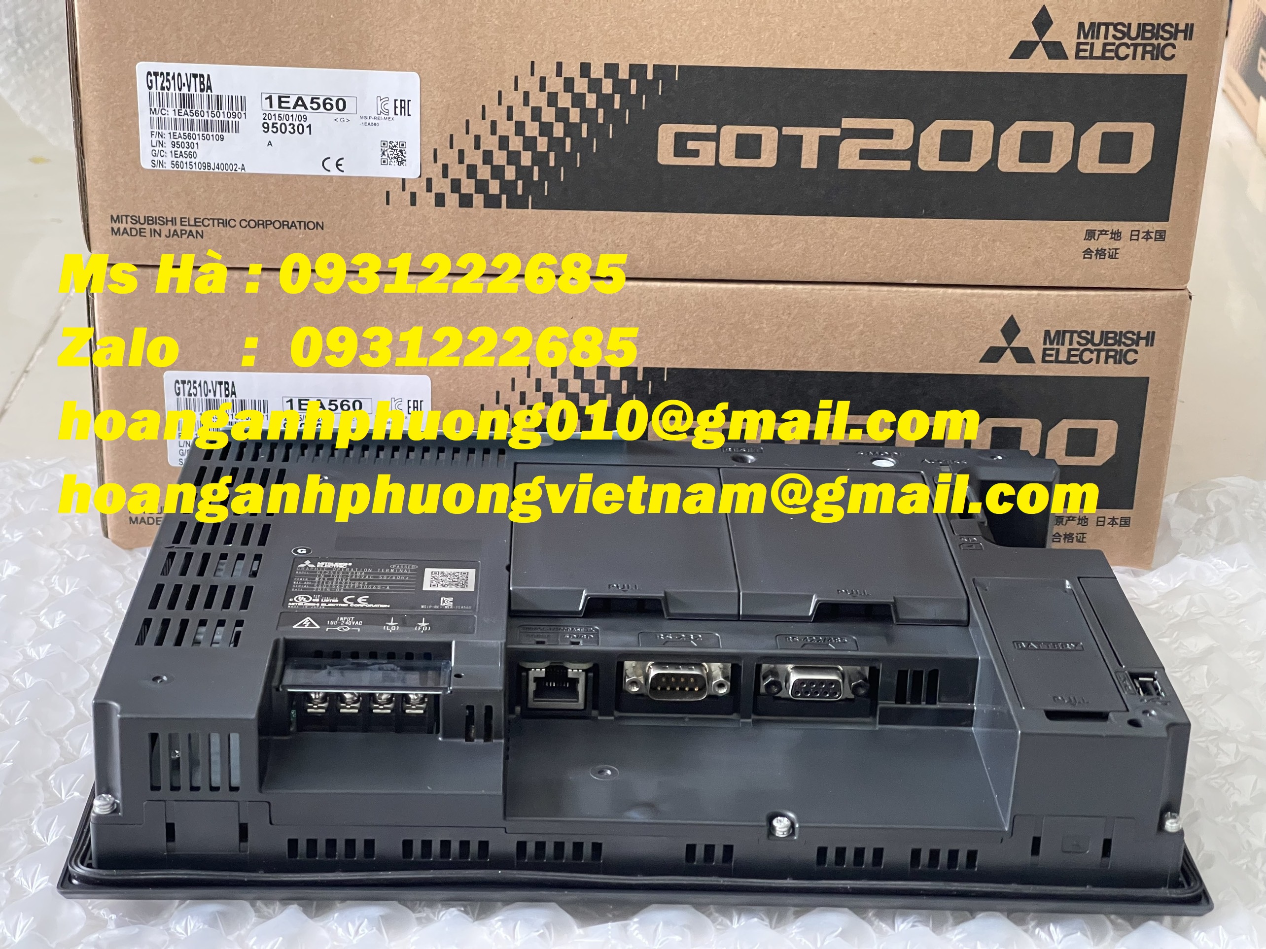 Giá siêu ưu đãi  mitsubishi  HMI GT2510-VTBA chính hãng