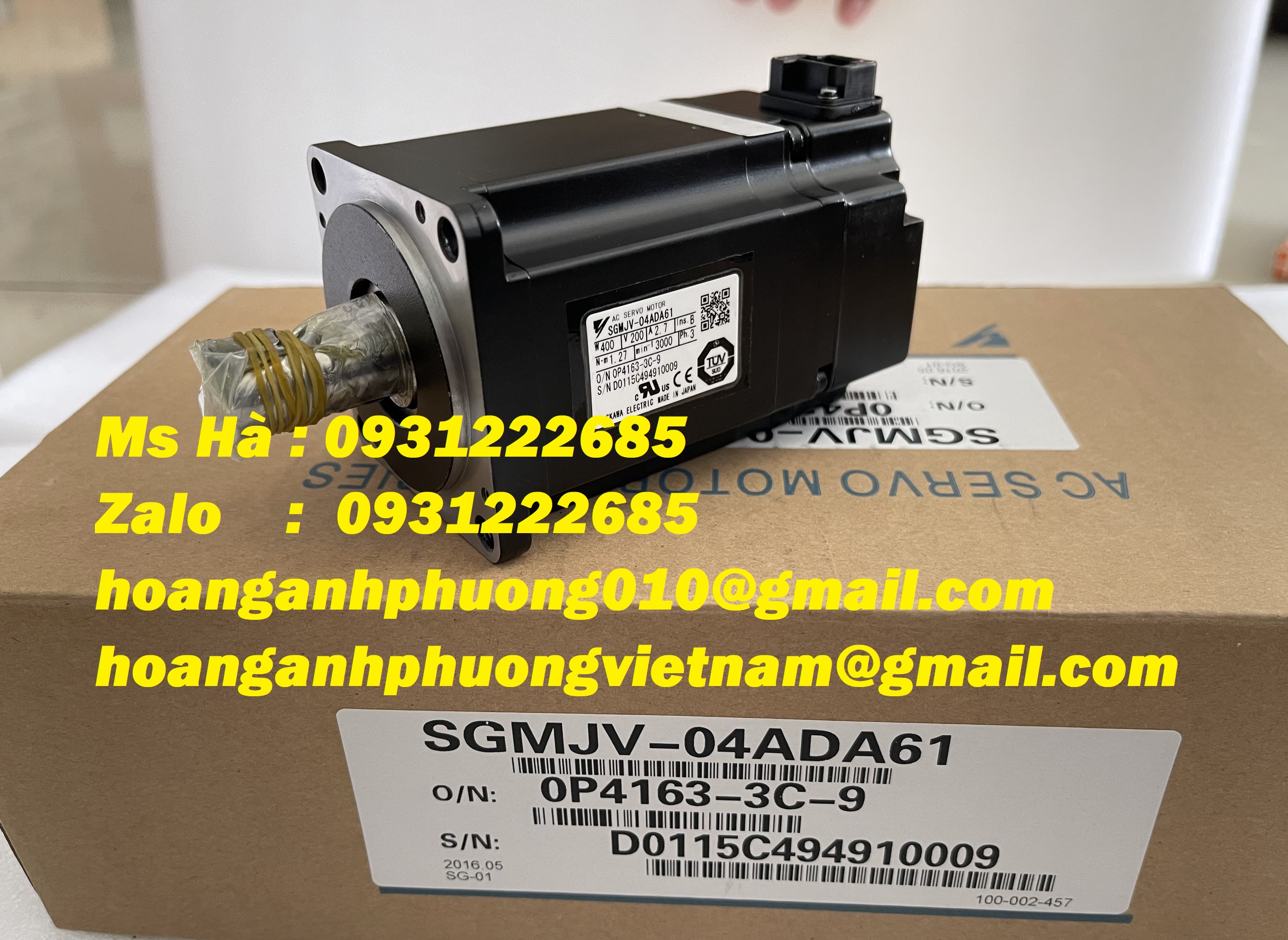 Động cơ bước yaskawa SGMJV-04ADA61 chính hãng 100%