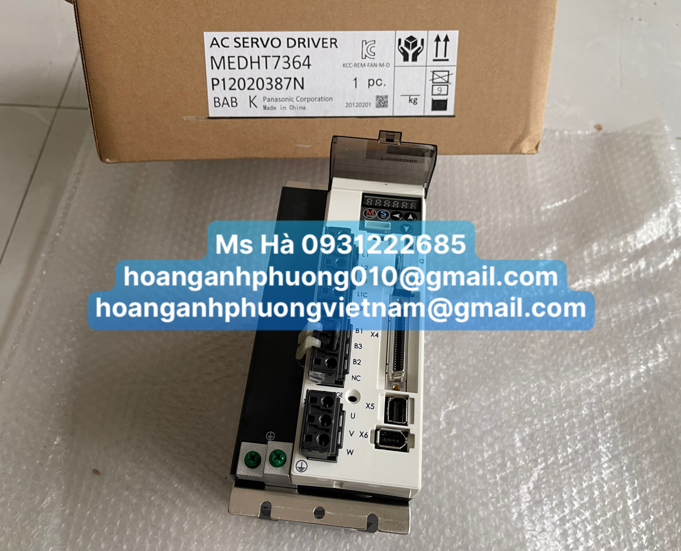 Bộ servo panasonic MEDHT7364 nhập khẩu chính hãng