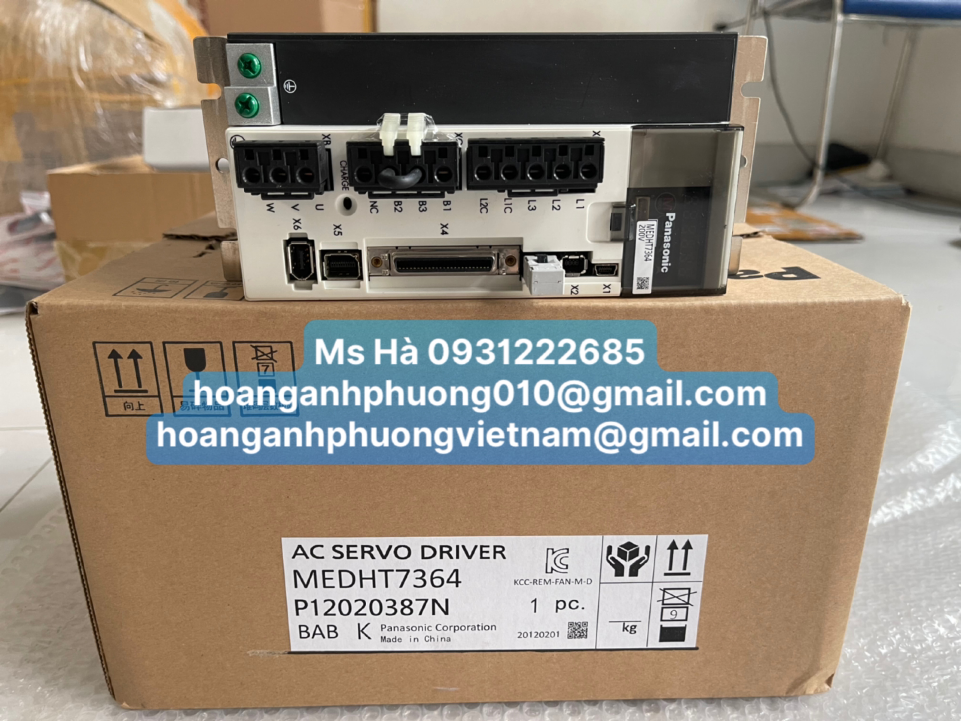 Bộ servo panasonic MEDHT7364 nhập khẩu chính hãng