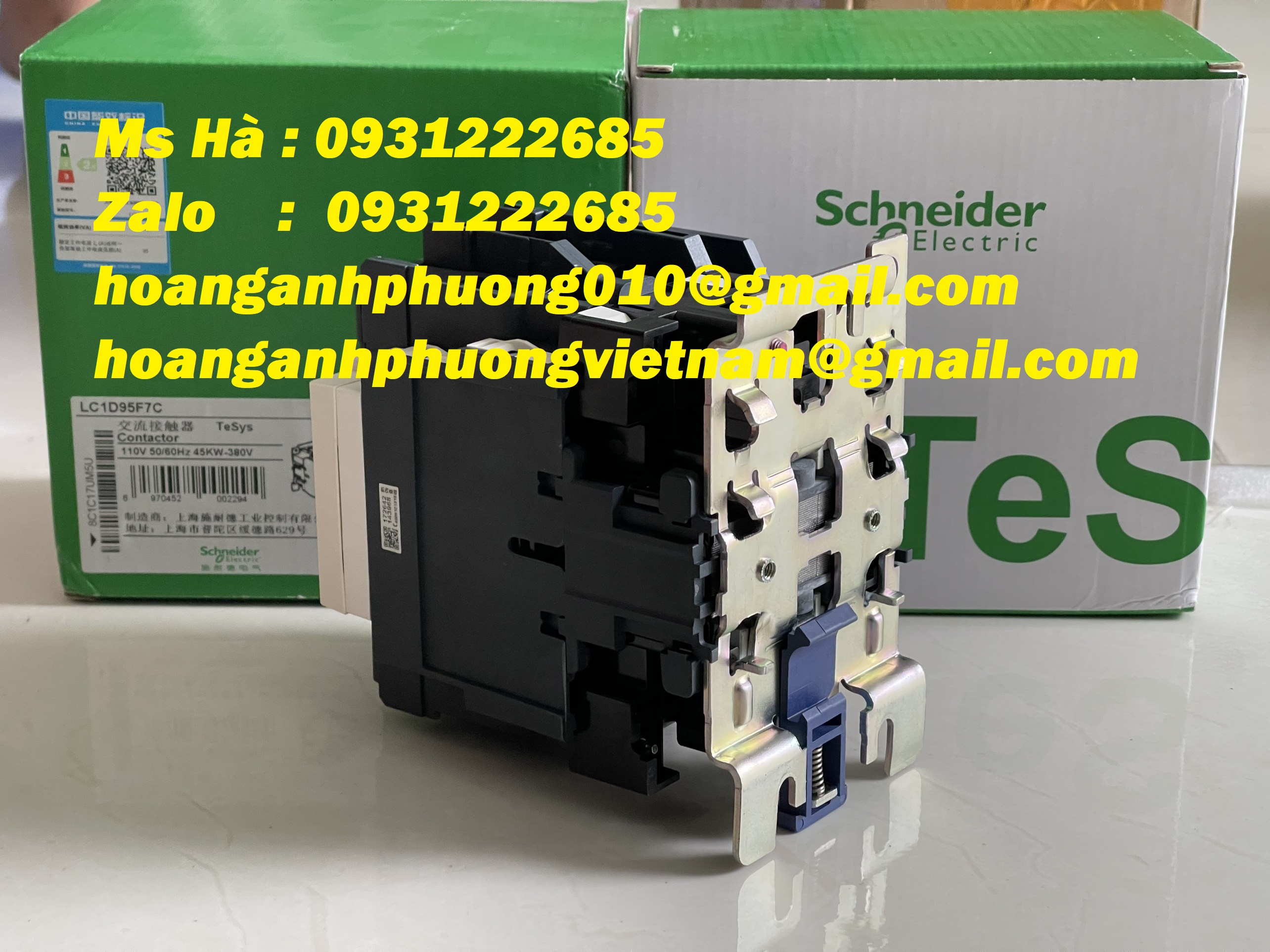 Công tắc nhập khẩu LC1D95F7C schneider - giao hàng nhanh