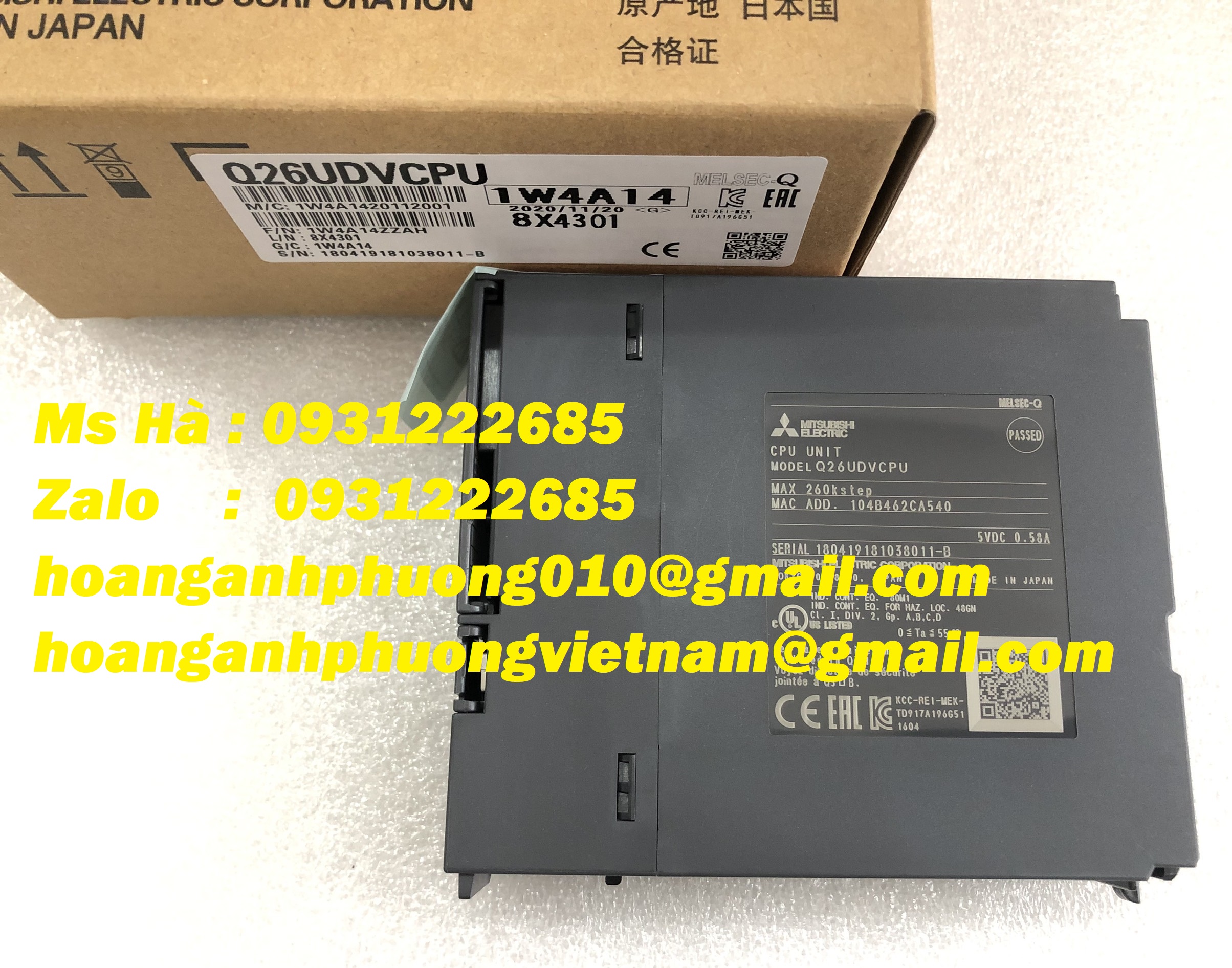 Module PLC Q mitsubishi hàng nhập khẩu Q26UDVCPU