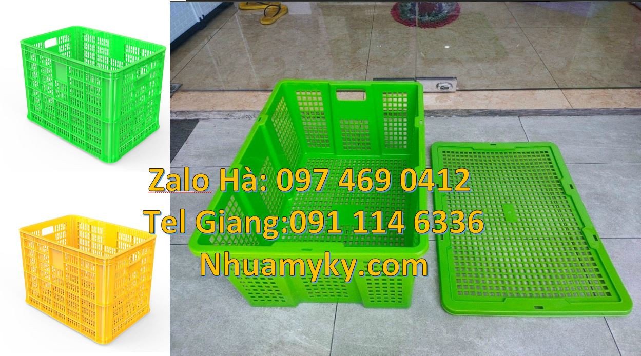 Bán sóng nhựa hở có nắp đậy,giỏ nhựa chở sau xe máy đựng hoa quả trái