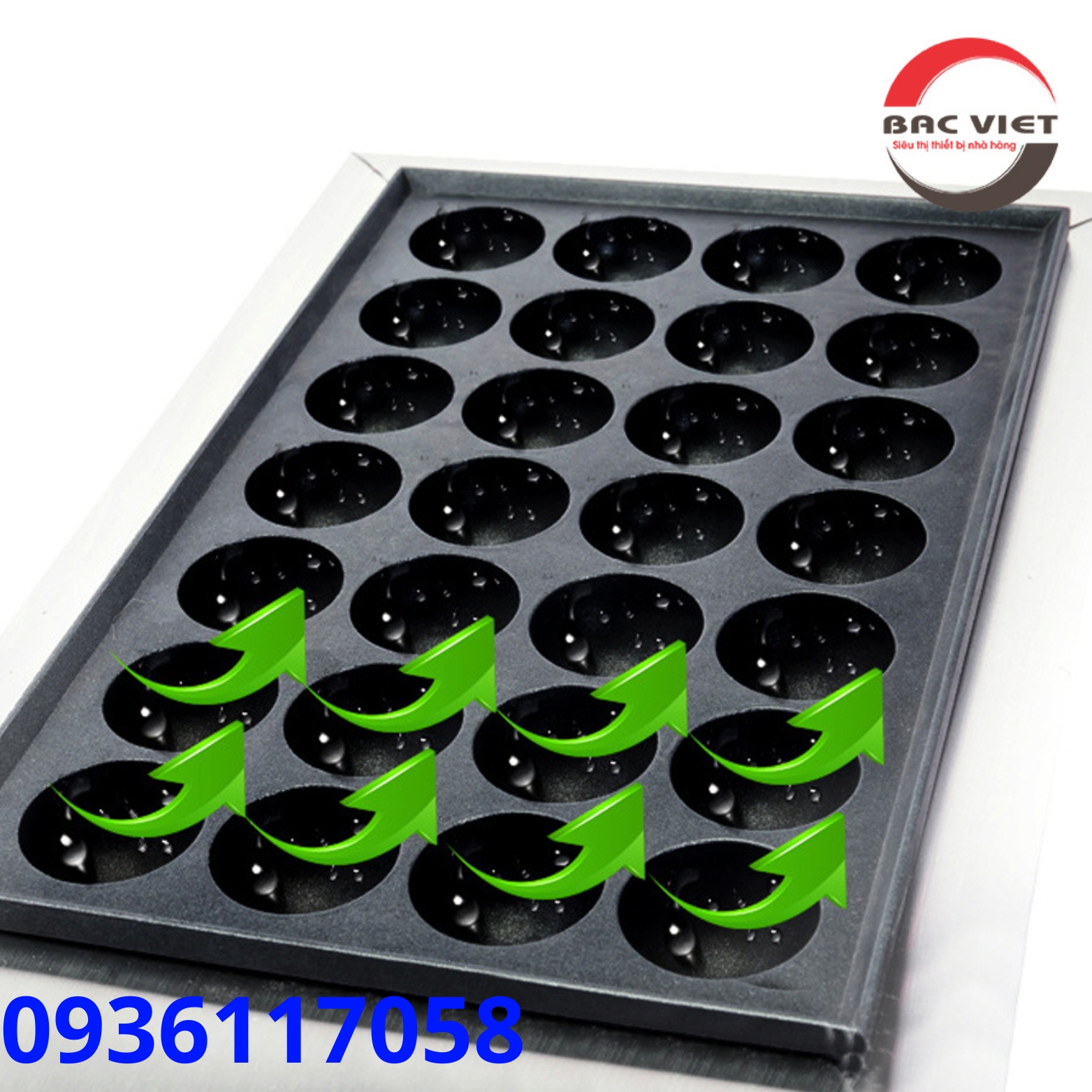 Máy làm bánh bạch tuộc Takoyaki điện đôi 28 lỗ