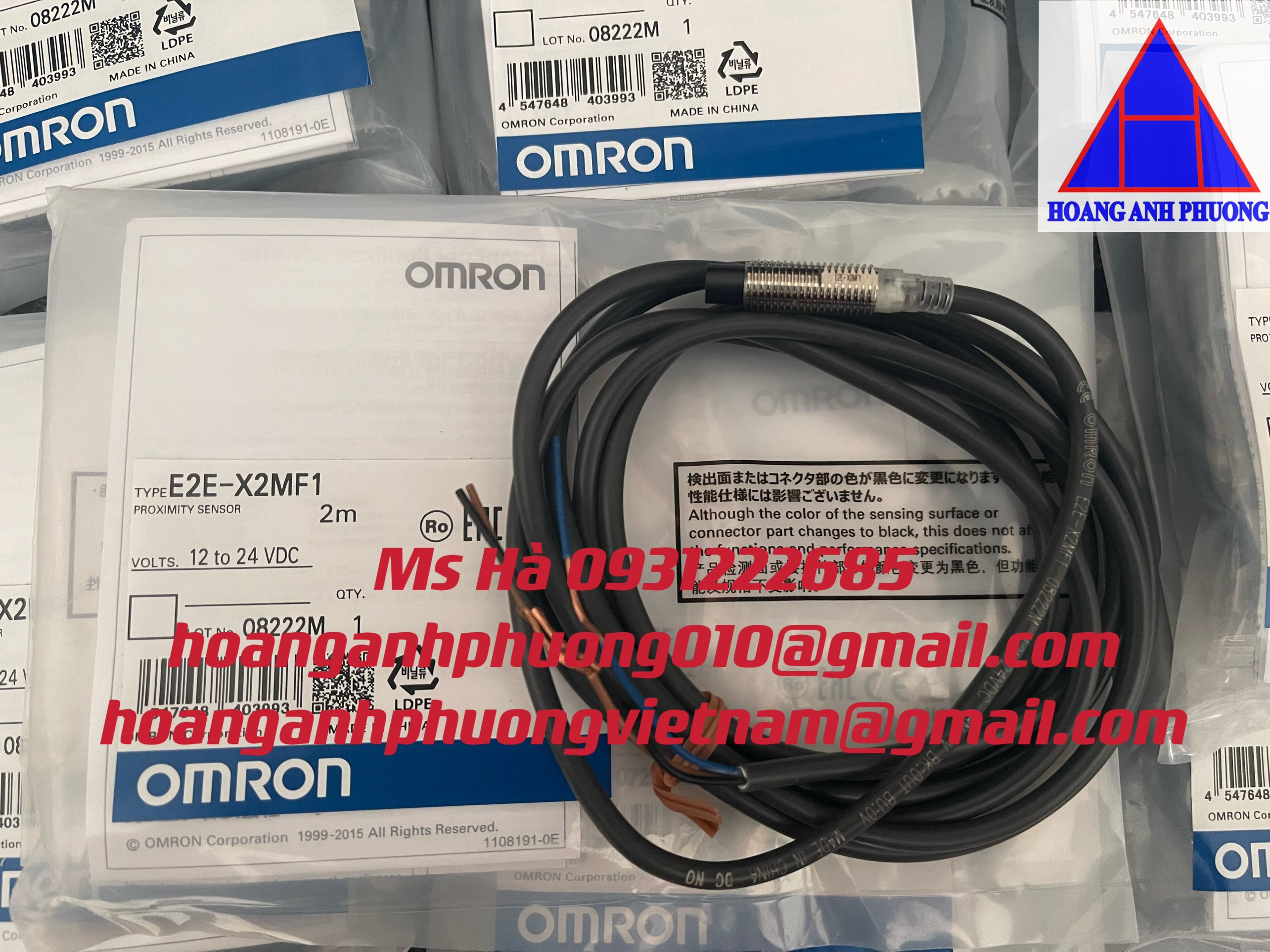 Sensor hàng mới 100% dòng Omron E2E-X2MF1 2M - cảm biến