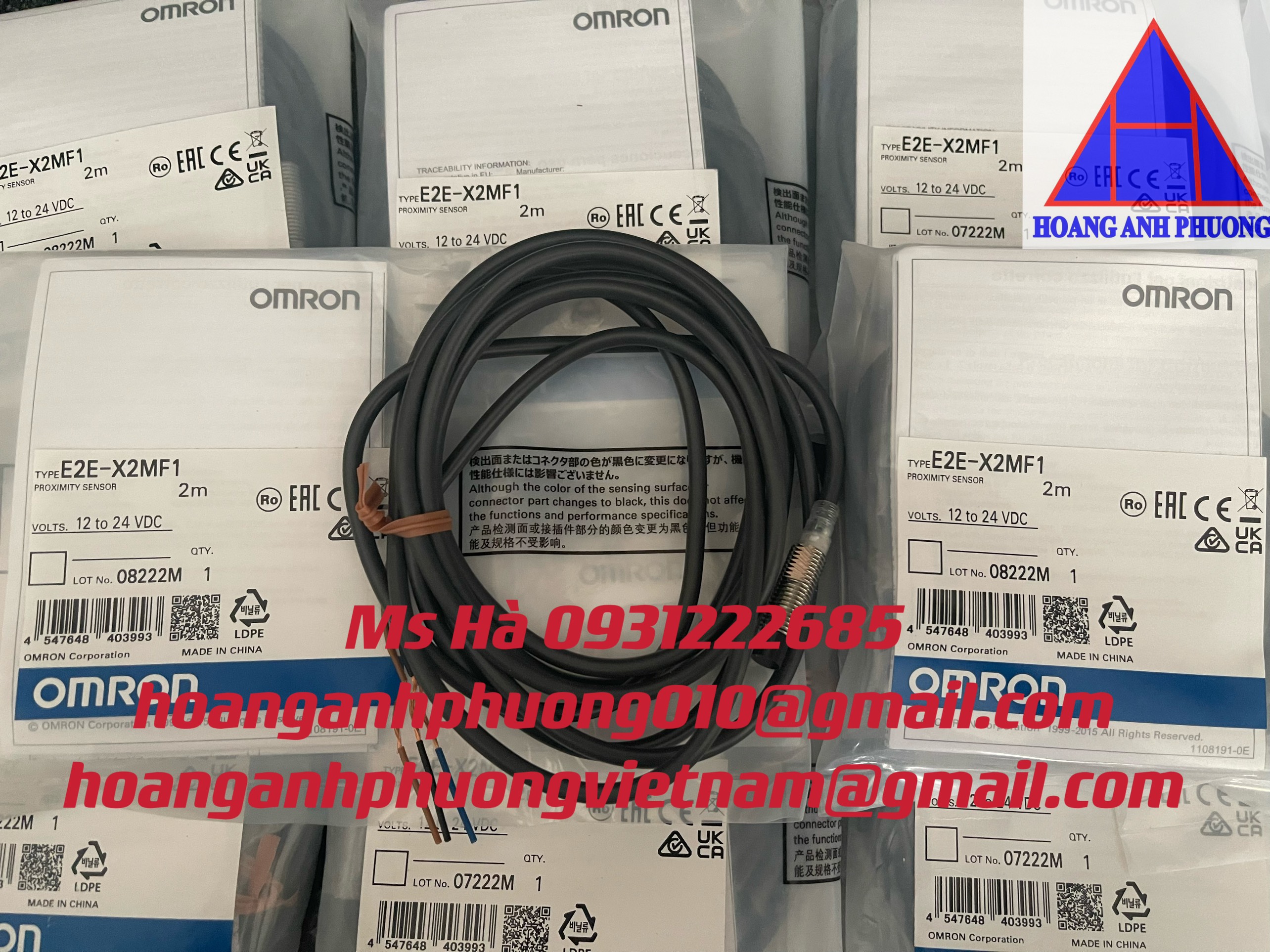 Sensor hàng mới 100% dòng Omron E2E-X2MF1 2M - cảm biến