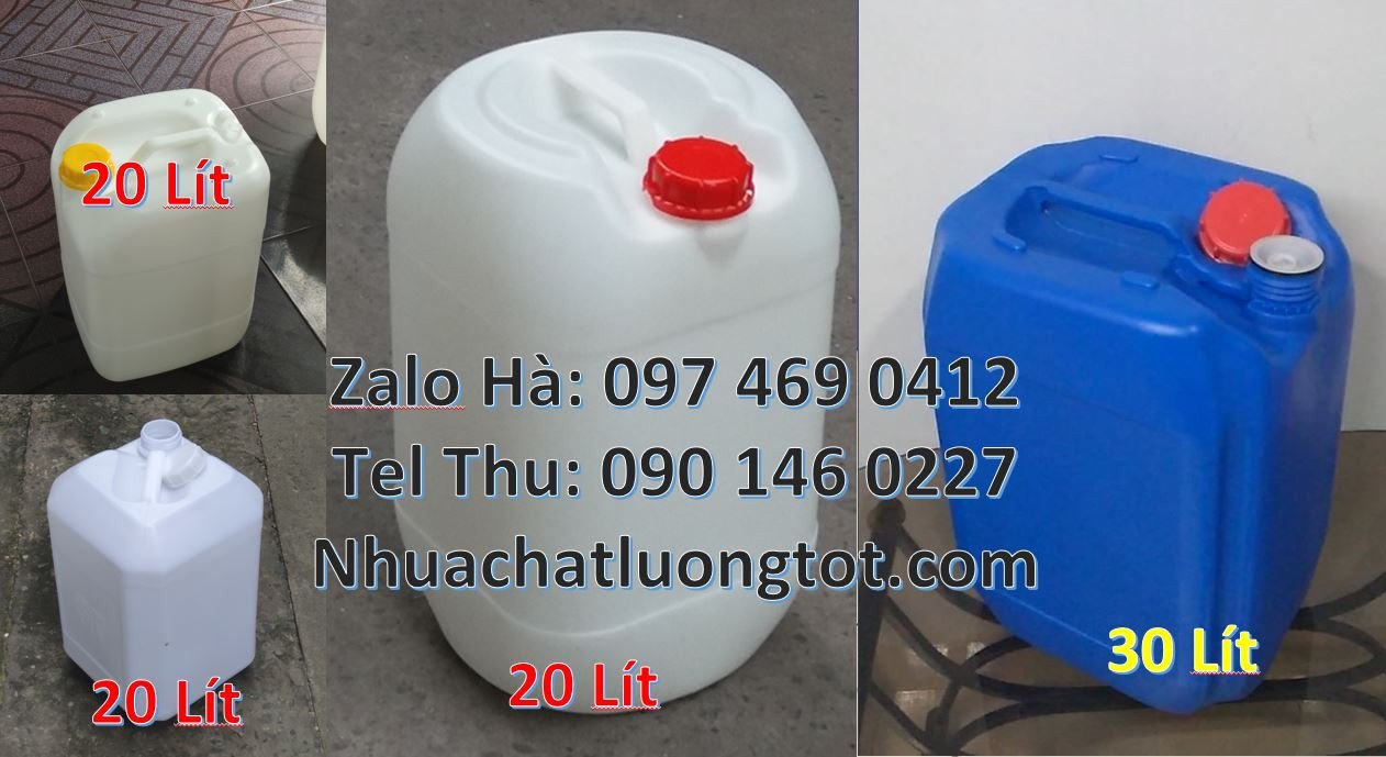Bán can nhựa 20l đựng thực phẩm,can nhựa hdpe 25l đựng nước sinh hoạt