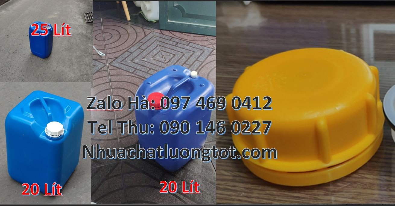 Bán can nhựa 20l đựng thực phẩm,can nhựa hdpe 25l đựng nước sinh hoạt