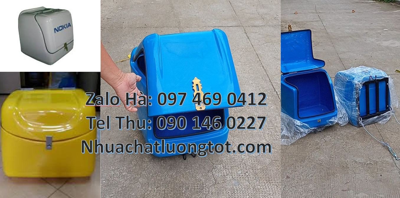Bán thùng giao hàng sau xe máy,thùng giao hàng thương mại điện tử rẻ