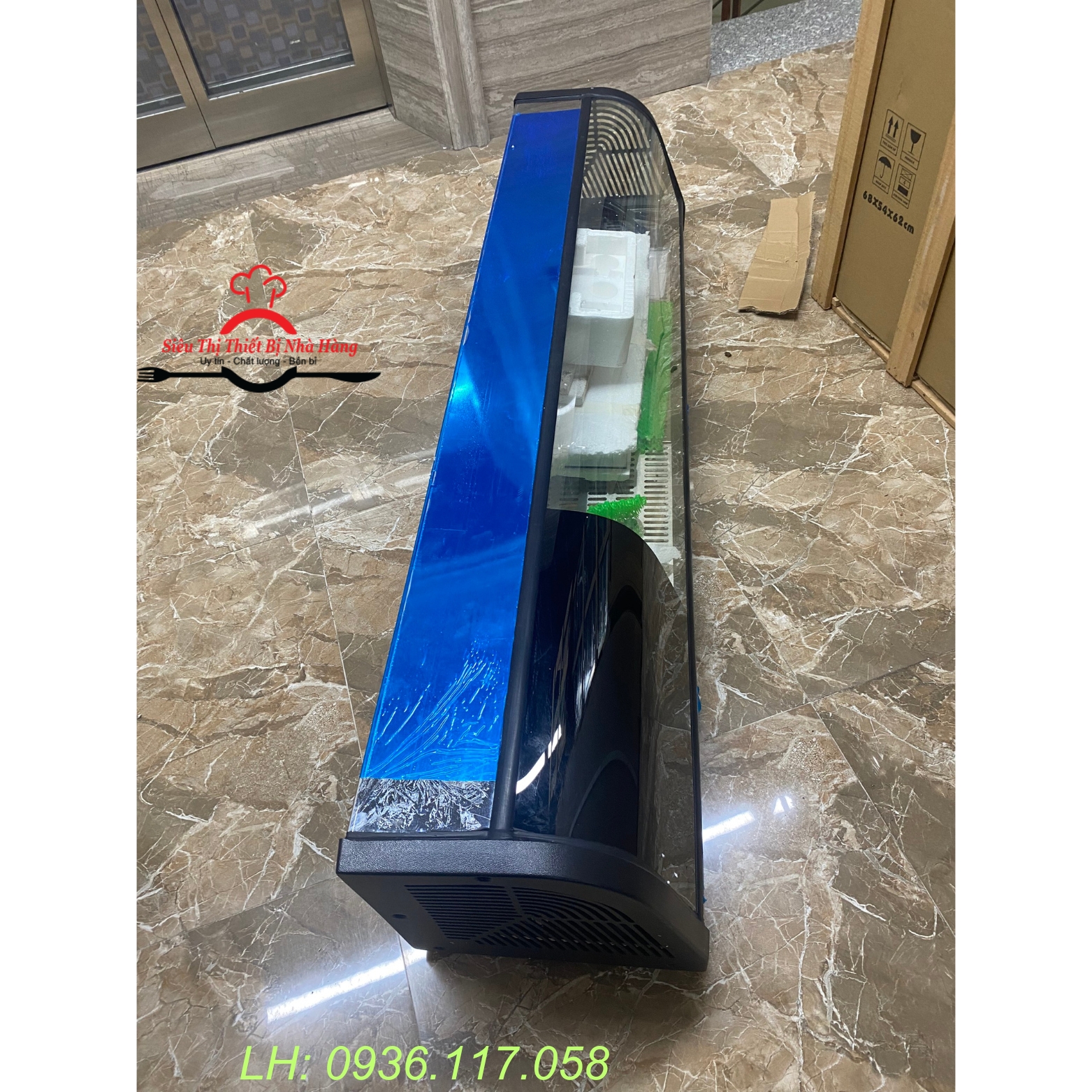 Tủ trưng bày sushi- tủ mát sashimi 1m2-1m5-1m8