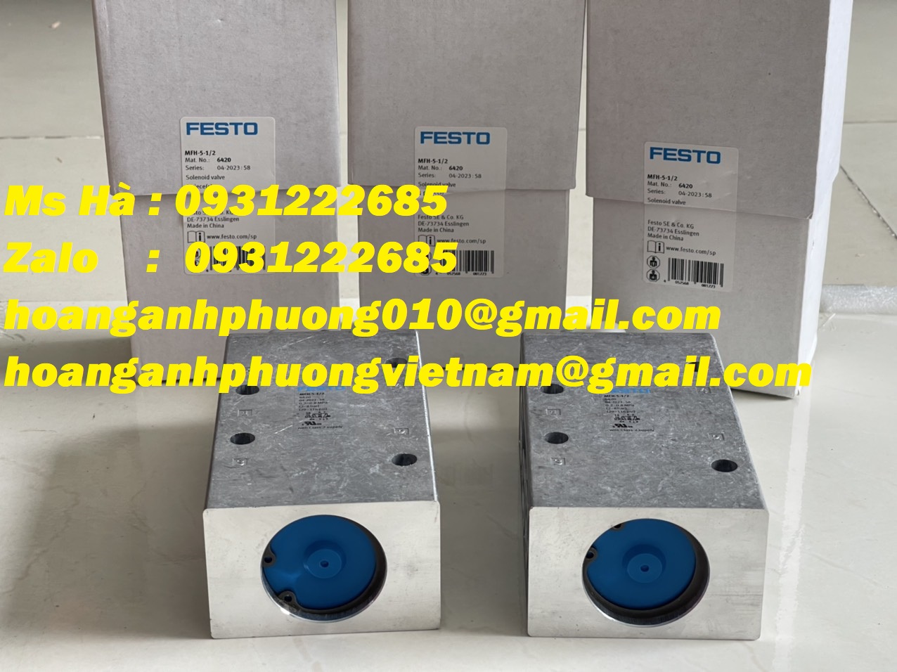 Bình Dương - Solenoid valve festo chính hãng MFH-5-1/2