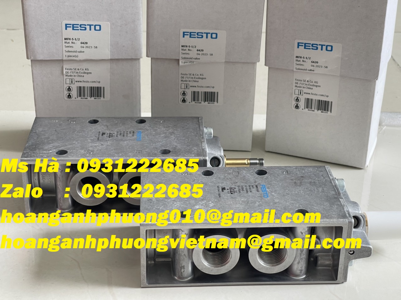 Bình Dương - Solenoid valve festo chính hãng MFH-5-1/2