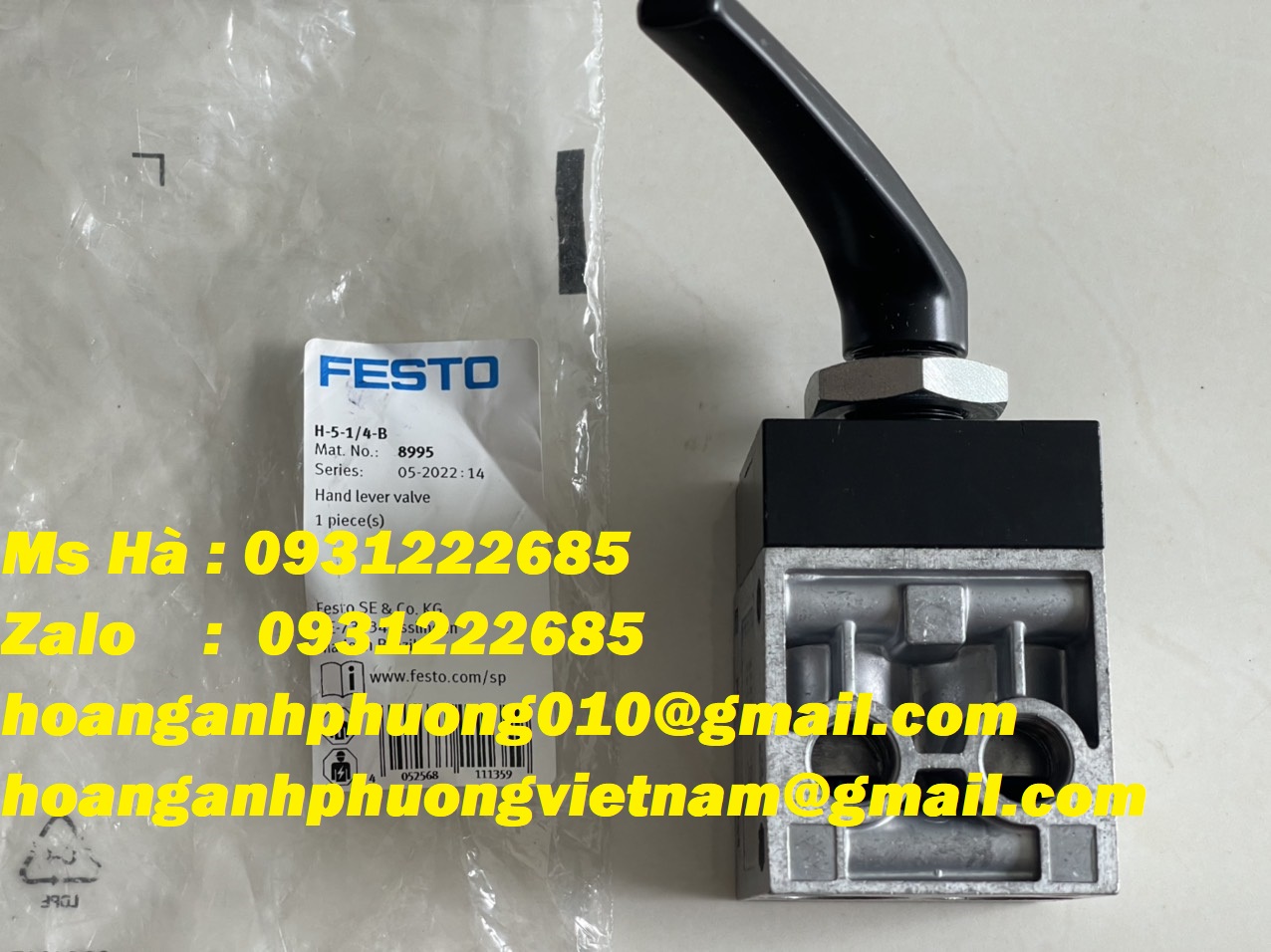 H-5-1/4-B  Nhận báo giá dòng Van festo giá tốt  Hoàng Anh Phương
