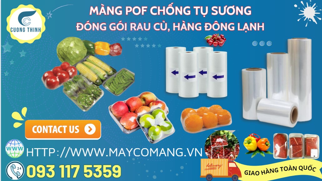 Màng POF chống tụ sương - Anti-Fog Shrink Film