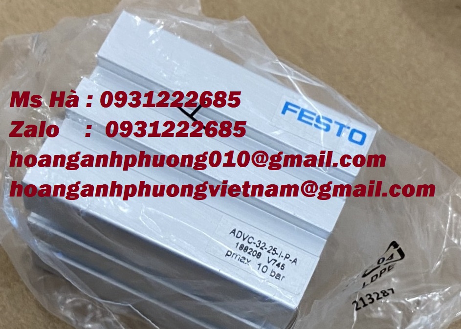 Cylinder short - stroke Festo ADVC-32-25-I-P-A nhập khẩu chính hãng