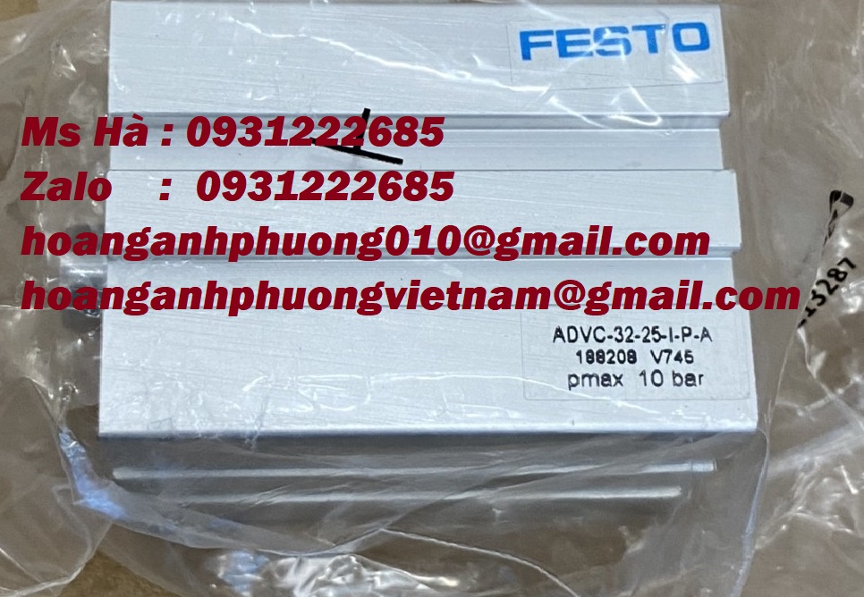 Cylinder short - stroke Festo ADVC-32-25-I-P-A nhập khẩu chính hãng