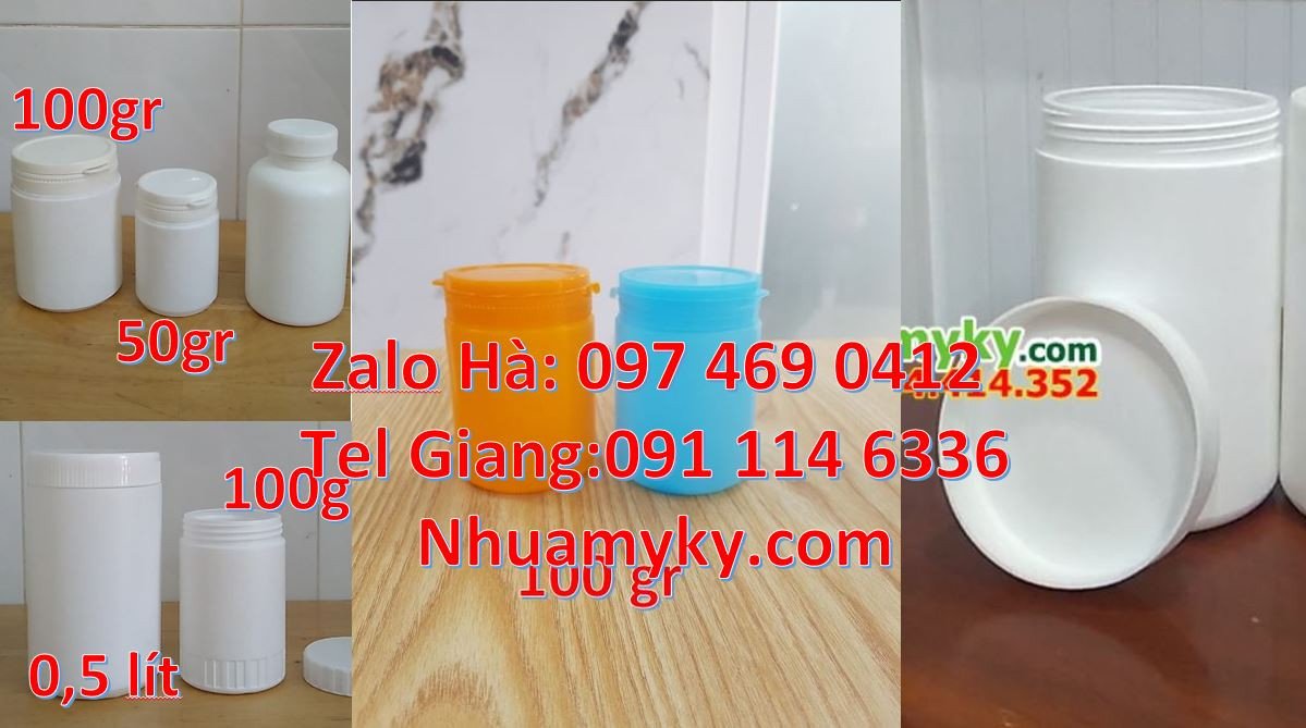 Bán hũ nhựa 2kg đựng thực phẩm,hũ nhựa 500g đựng bánh kẹo mứt giá rẻ h