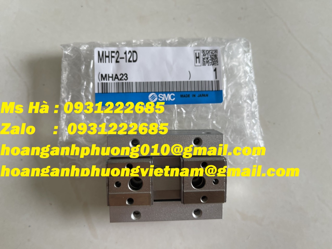 Hãng SMC nhập khẩu - xi lanh MHF series - MHF2-12D