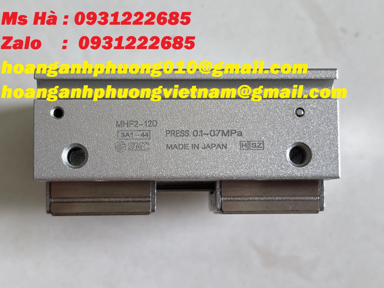 Hãng SMC nhập khẩu - xi lanh MHF series - MHF2-12D