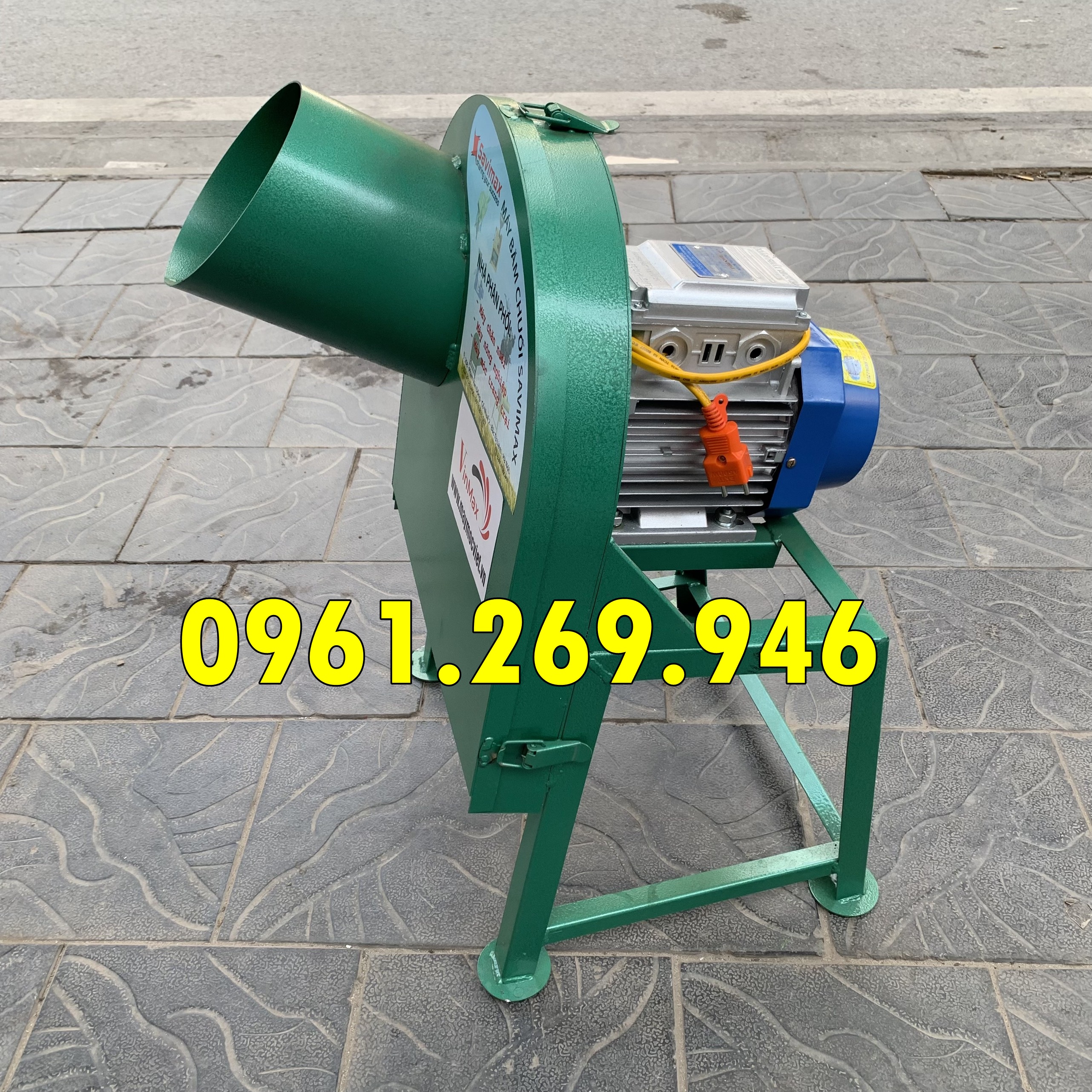 Máy băm chuối - Máy thái chuối cả cây siêu mịn cho gà vịt ăn trực tiếp