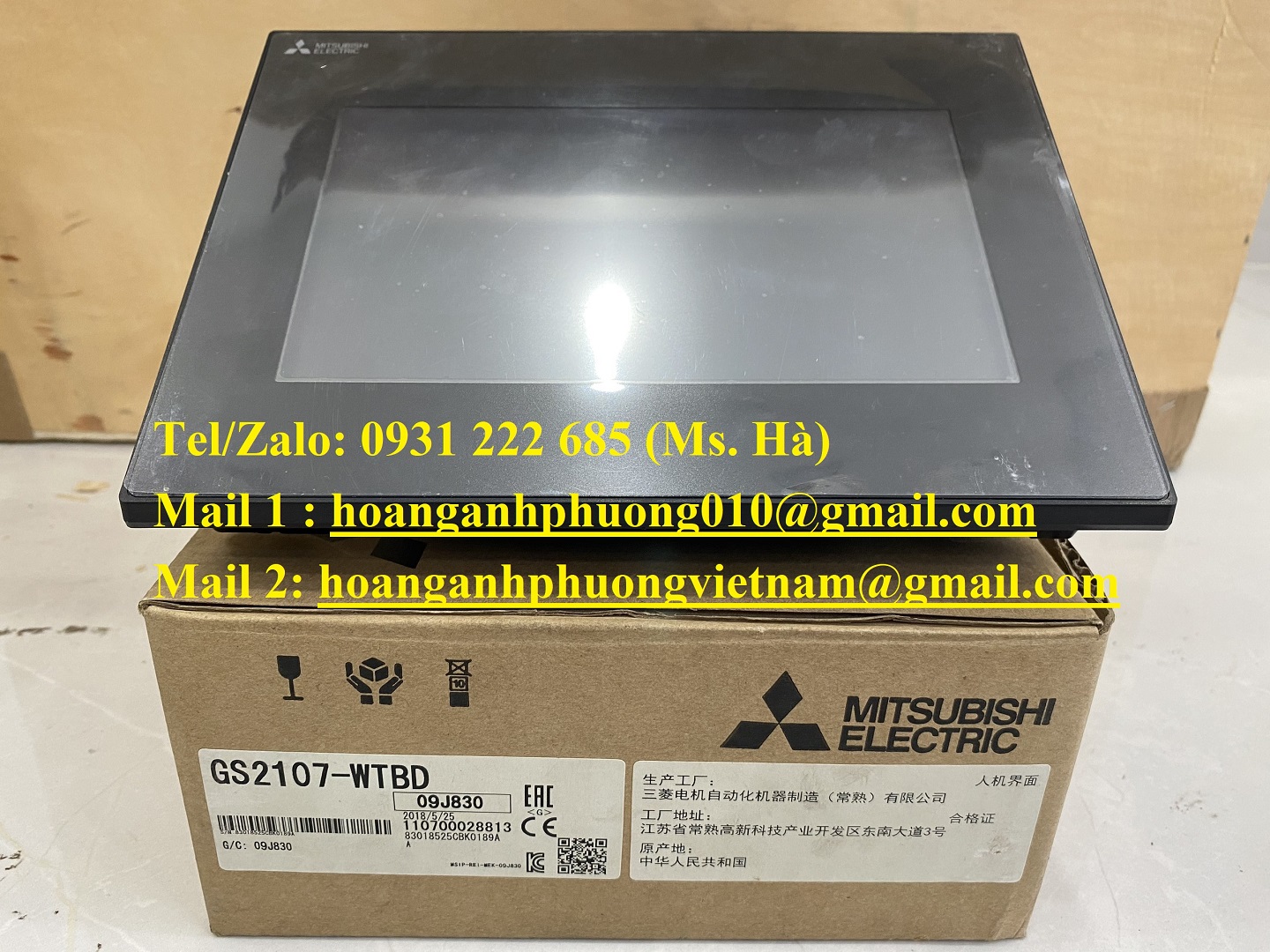 Màn hình nhập khẩu dòng mitsubishi GS2107-WTBD