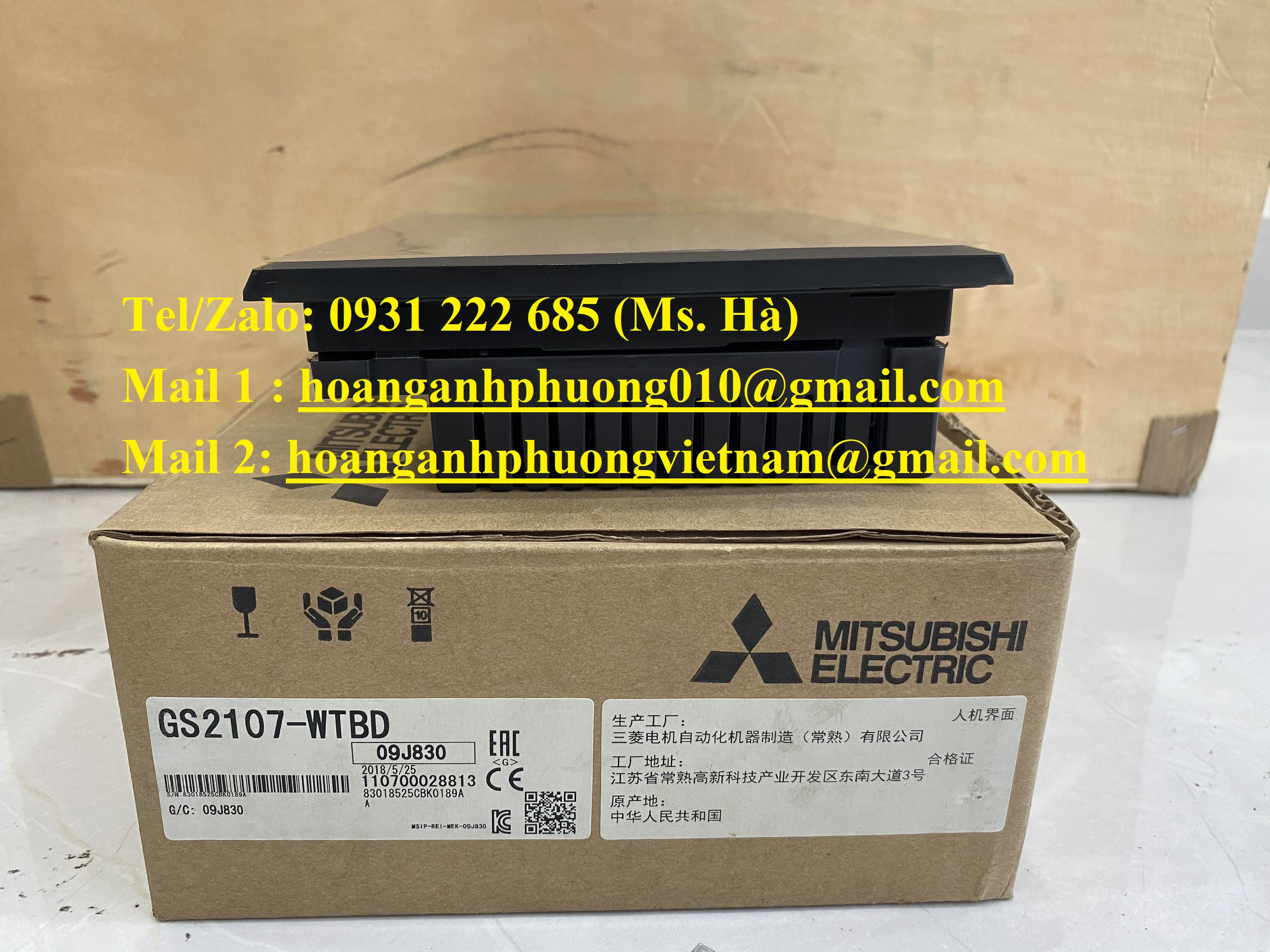 Màn hình nhập khẩu dòng mitsubishi GS2107-WTBD