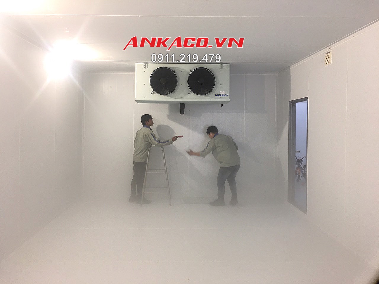 lắp đặt thi công kho lạnh trữ hoa tươi giá tốt