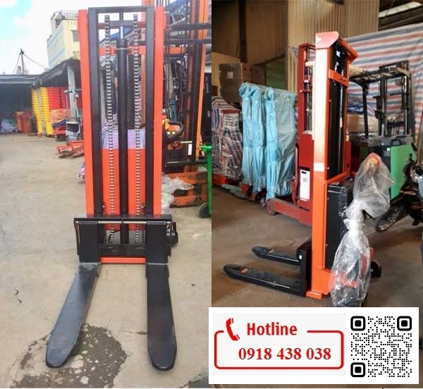 Xe nâng điện đi bộ lái 1.5 tấn CTDC1530 nâng cao 3M