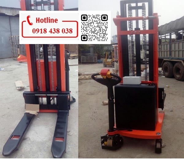 Xe nâng điện đi bộ lái 1.5 tấn CTDC1530 nâng cao 3M