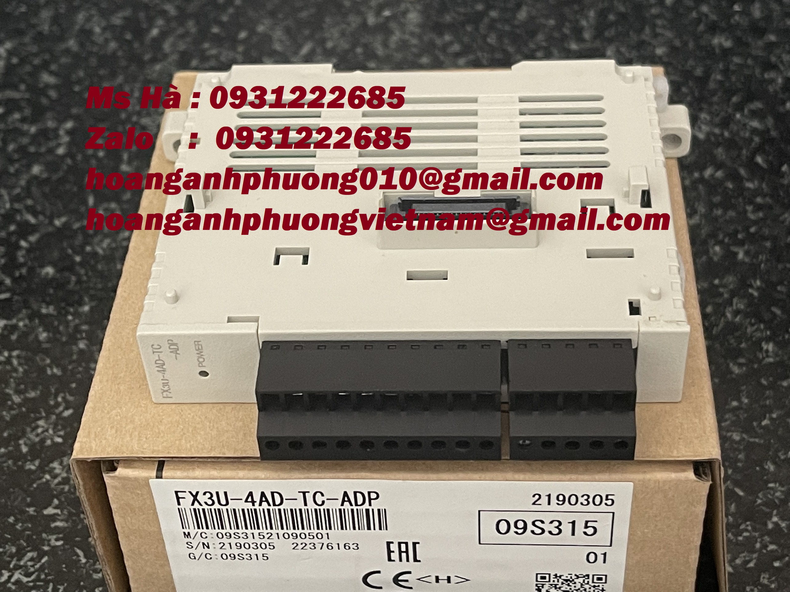 MITSUBISHI mô đun chuyển đổi nhiệt độ FX3U-4AD-TC-ADP