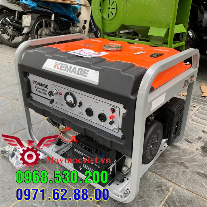 Máy phát điện chạy xăng 5kw giá rẻ Miền Trung