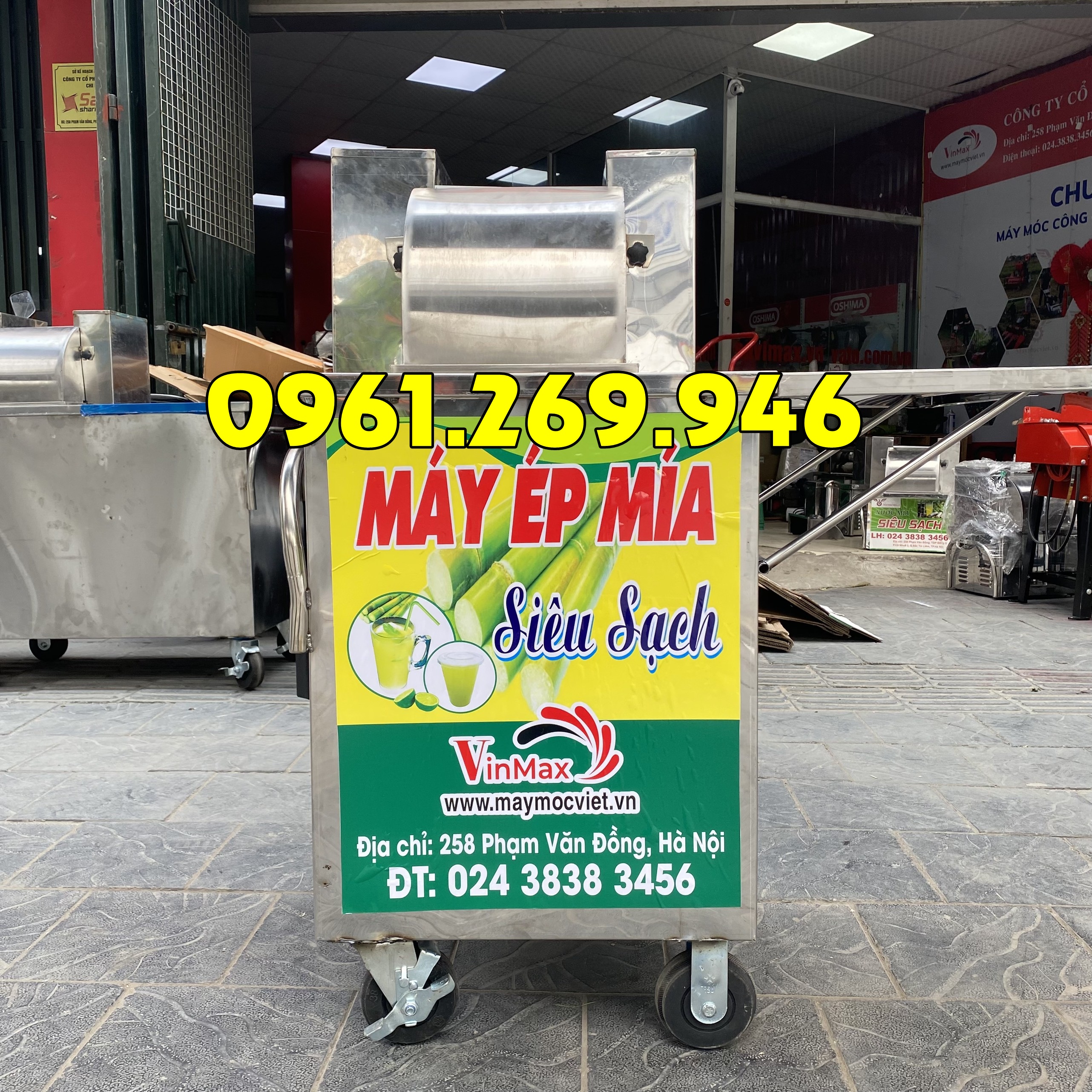 Máy ép mía bàn có tay gập chạy acquy giá siêu tốt nhất tại Hà Nội