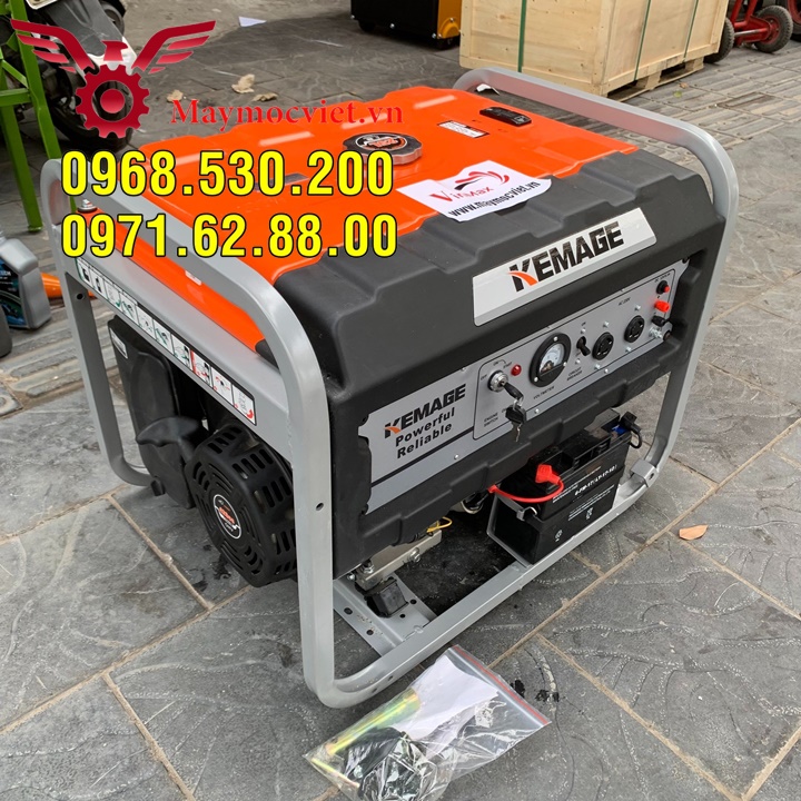 Máy phát điện chạy xăng 5kw giá rẻ Miền Trung